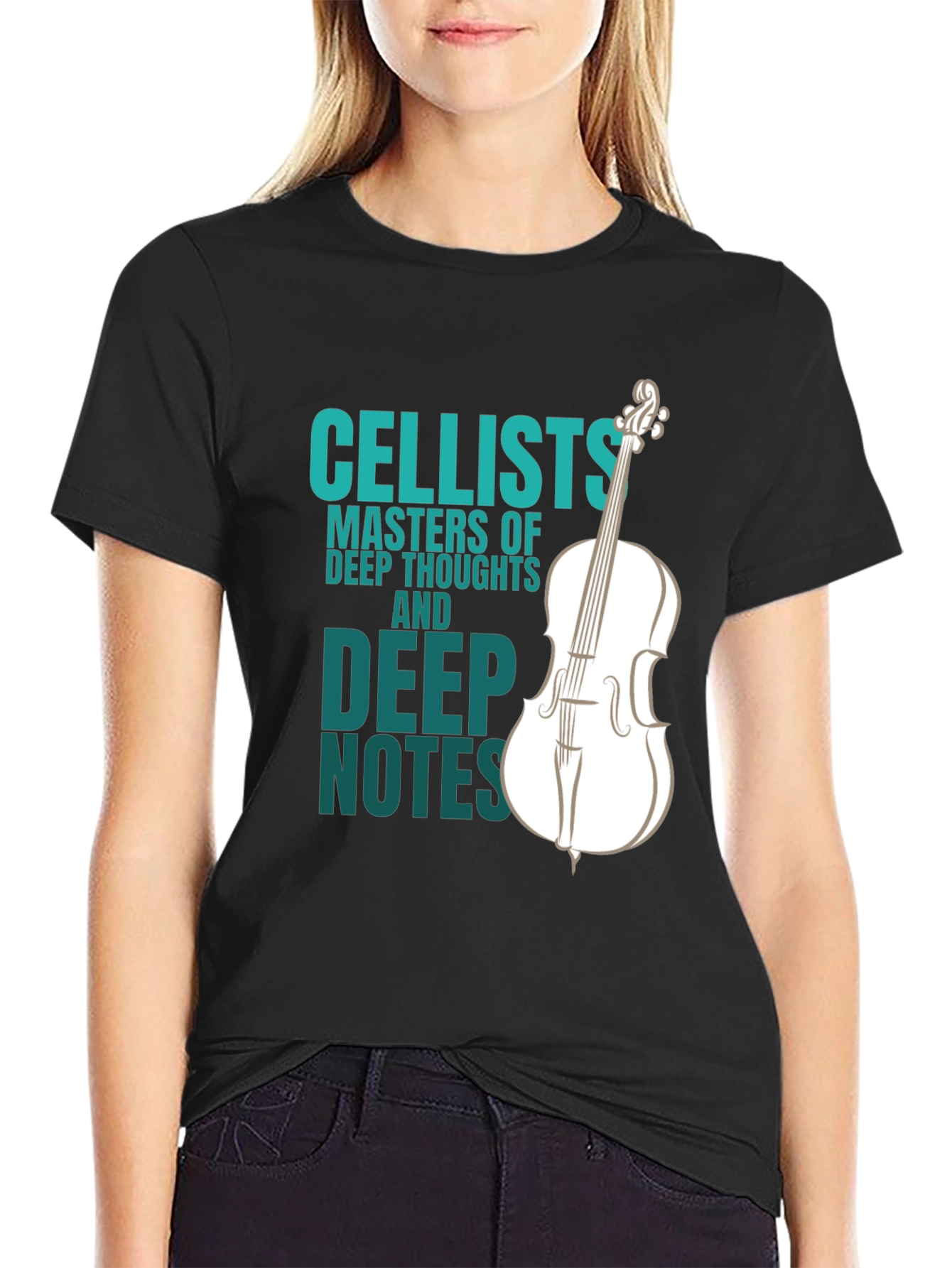 Cellists Masters T-Shirt: Deep Thoughts & Notes