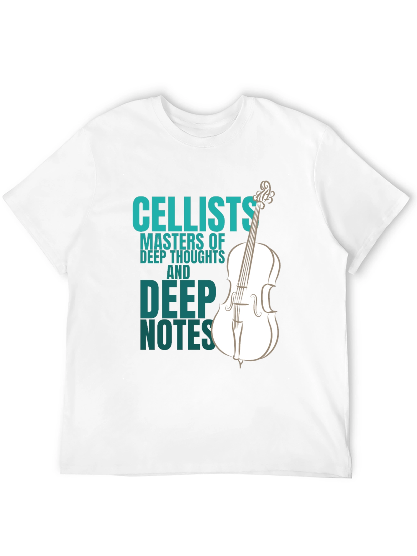 Cellists Masters T-Shirt: Deep Thoughts & Notes