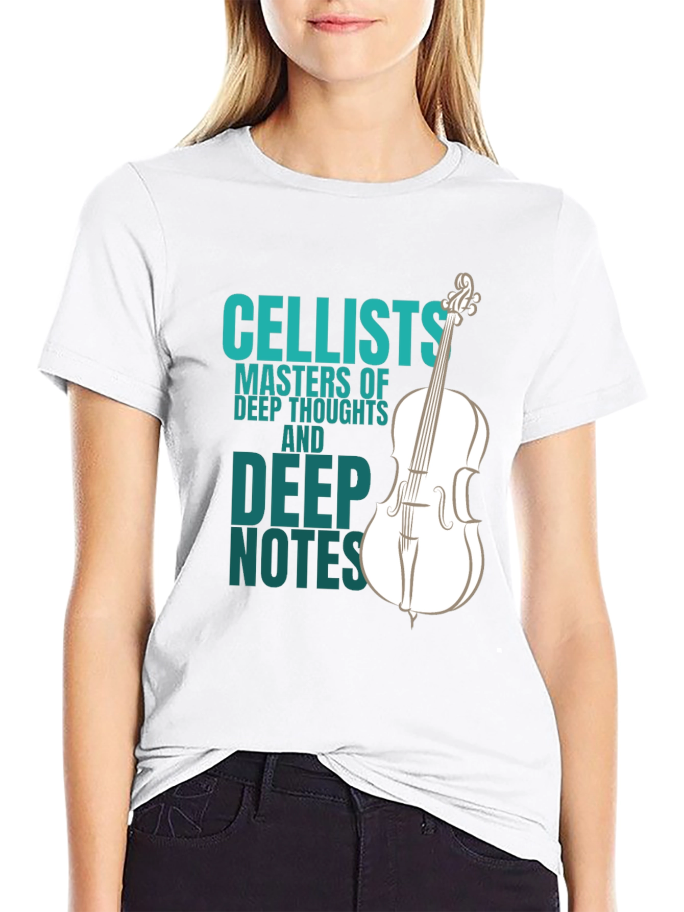 Cellists Masters T-Shirt: Deep Thoughts & Notes