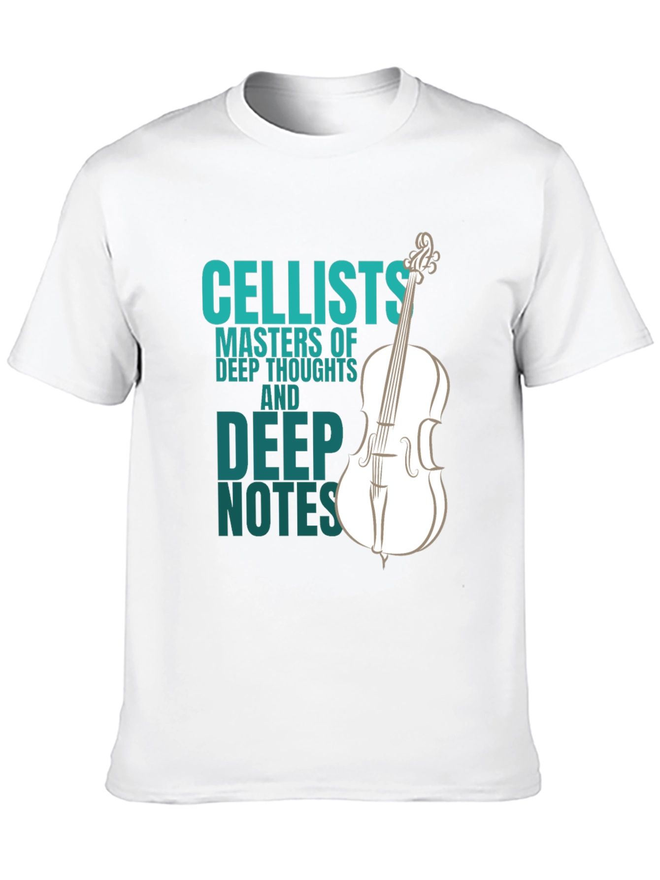 Cellists Masters T-Shirt: Deep Thoughts & Notes