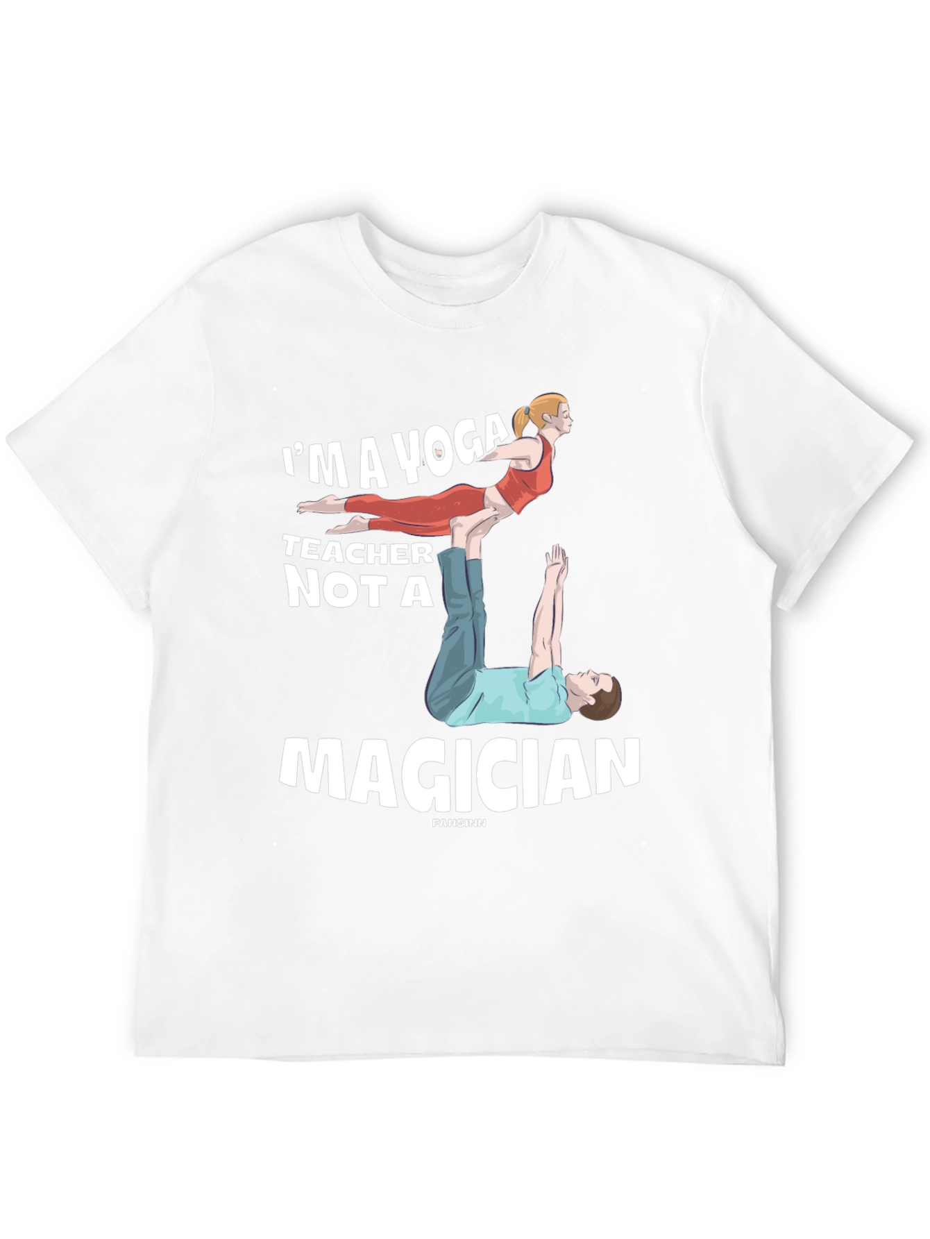 Yoga Teacher Graphic T-Shirt - Funny Acro Yoga Tee