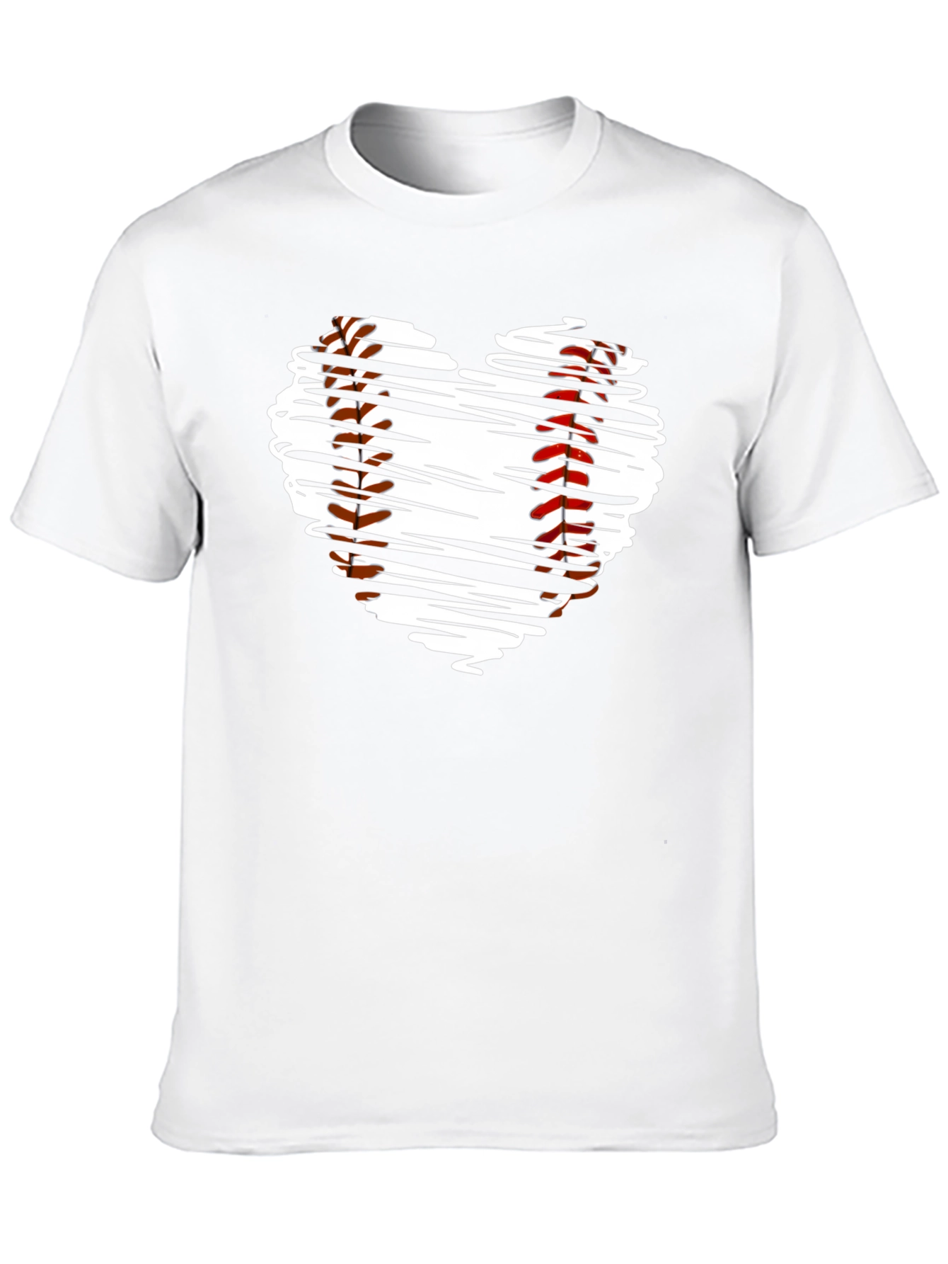 Baseball Heart Graphic Tee