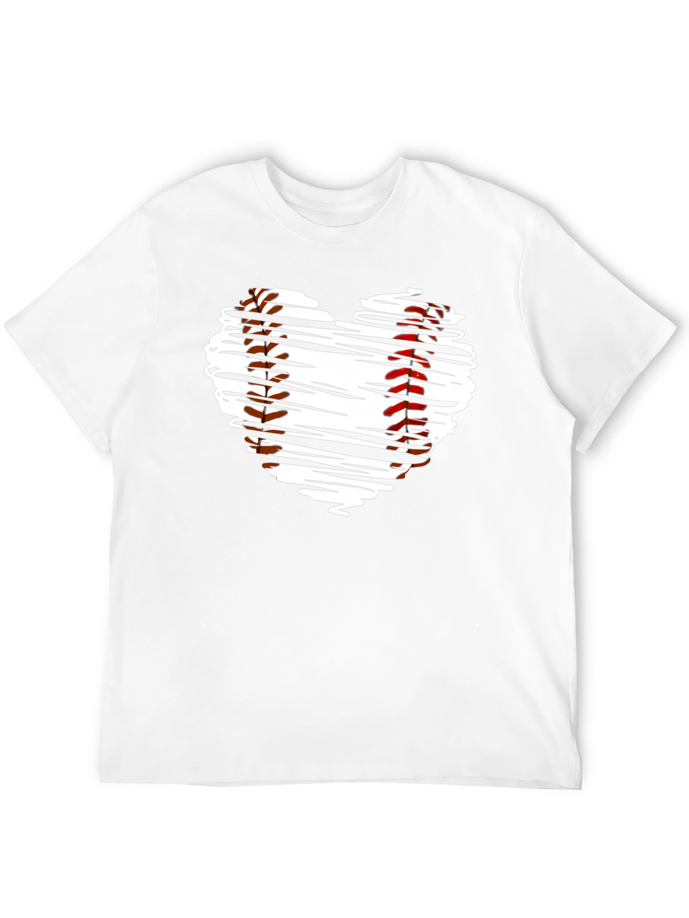 Baseball Heart Graphic Tee
