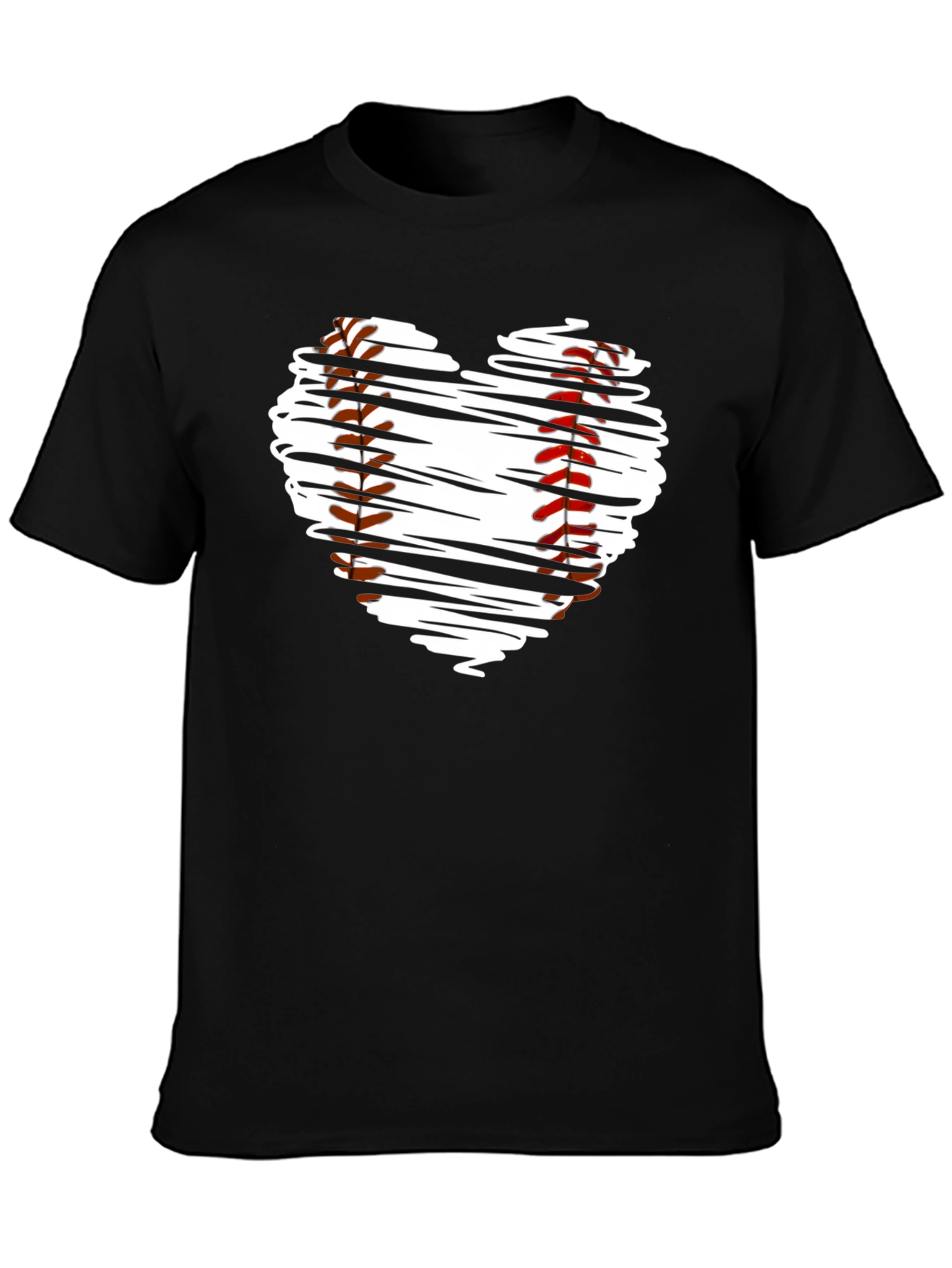 Baseball Heart Graphic Tee