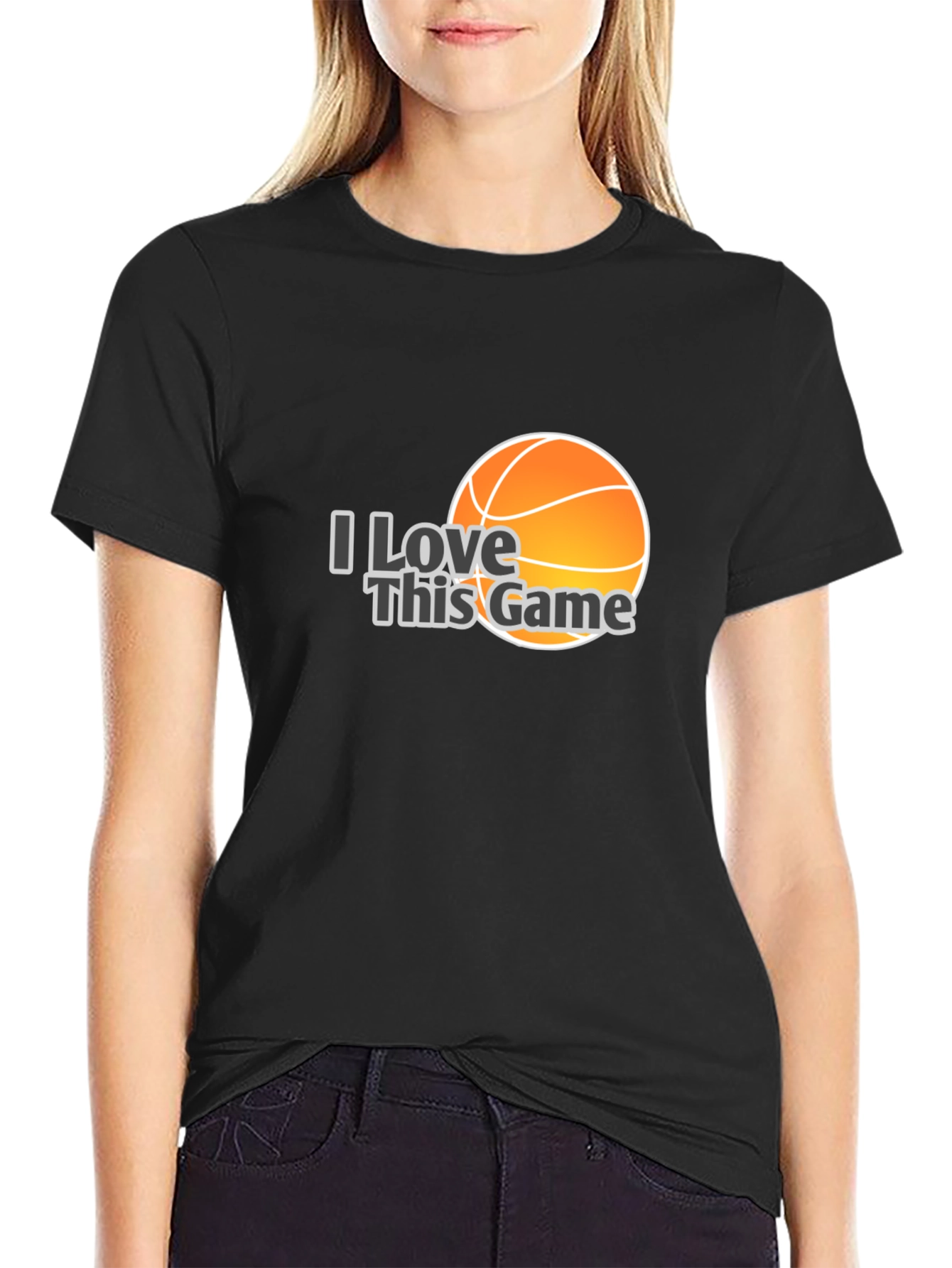 I Love This Game Basketball T-Shirt