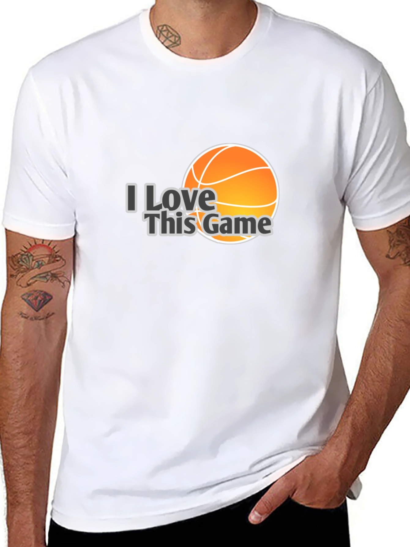 I Love This Game Basketball T-Shirt