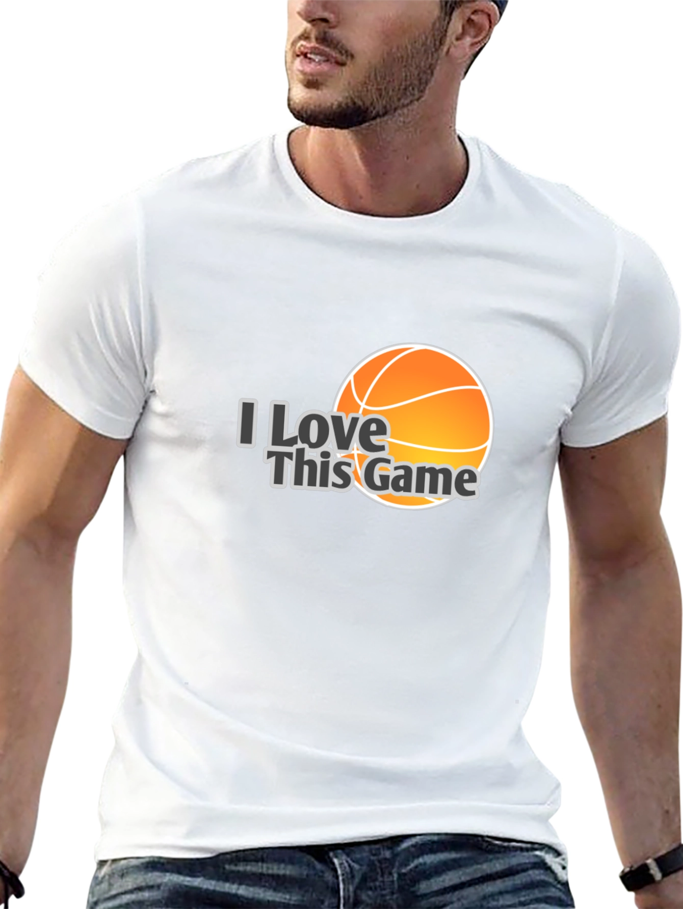 I Love This Game Basketball T-Shirt