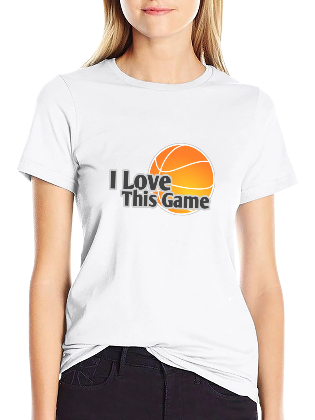 I Love This Game Basketball T-Shirt