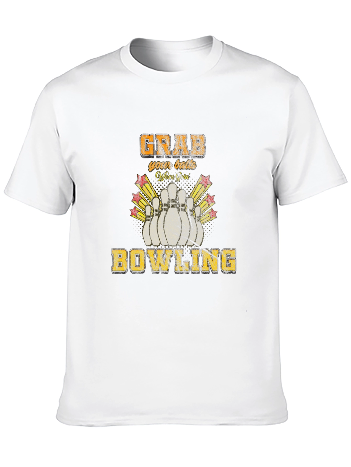 Grab Your Balls Bowling T-Shirt Funny Bowler Tee