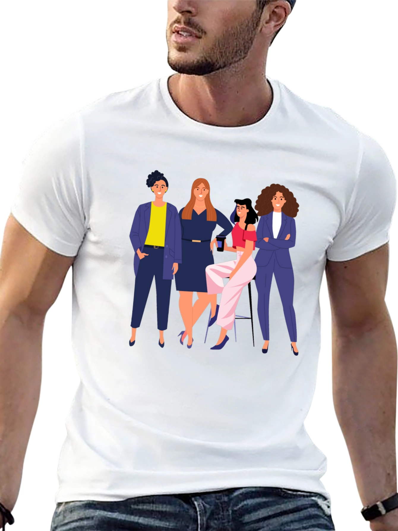 Stylish Women Empowerment Graphic T-Shirt