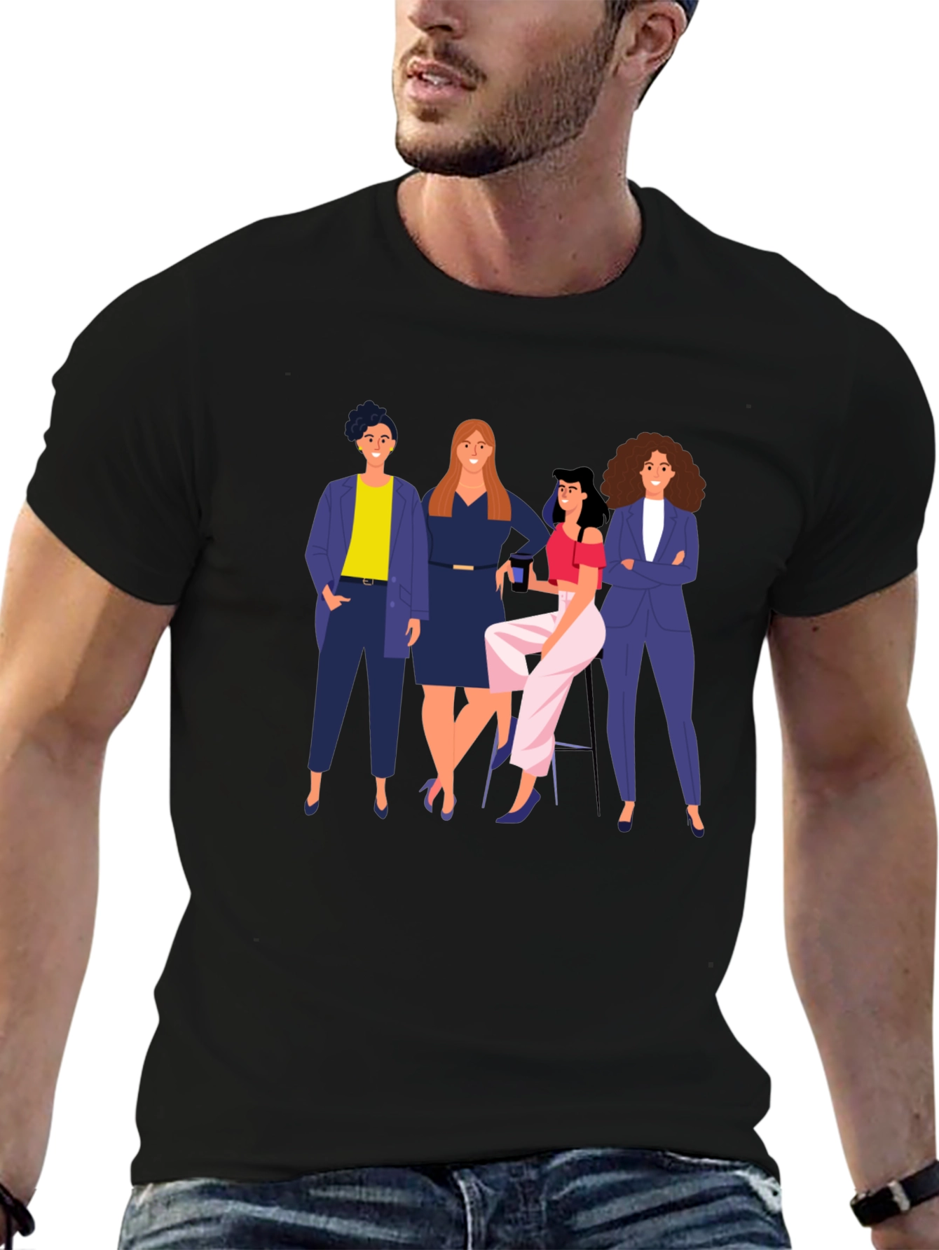 Stylish Women Empowerment Graphic T-Shirt
