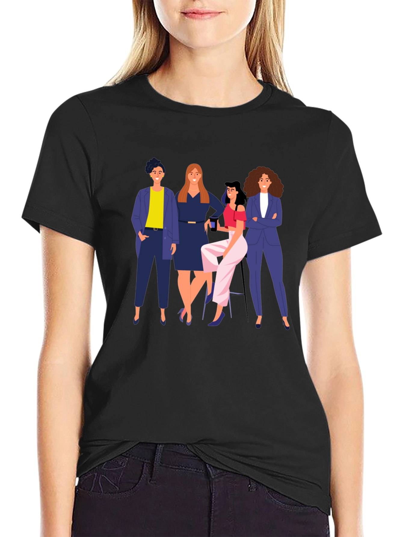 Stylish Women Empowerment Graphic T-Shirt