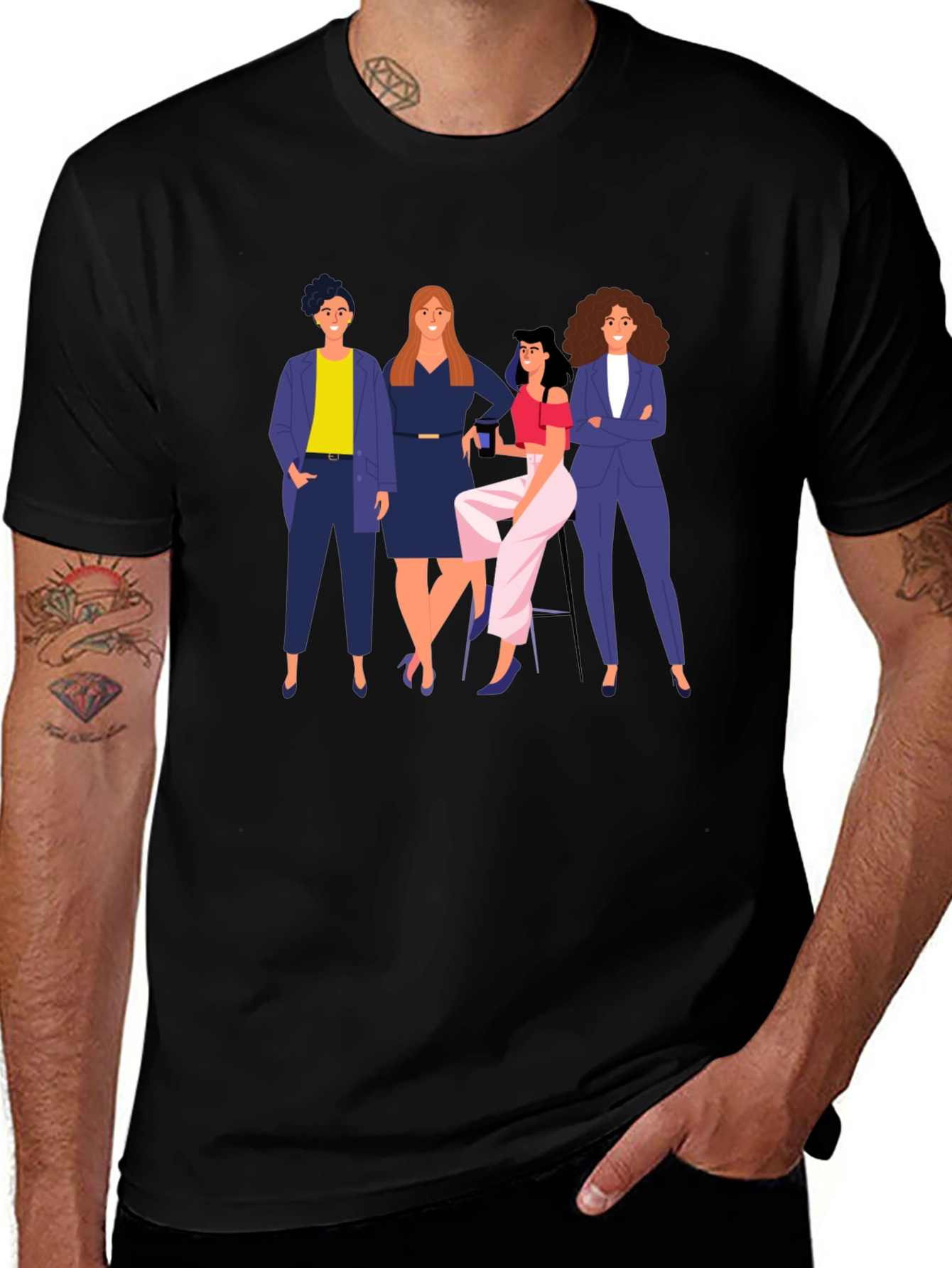 Stylish Women Empowerment Graphic T-Shirt