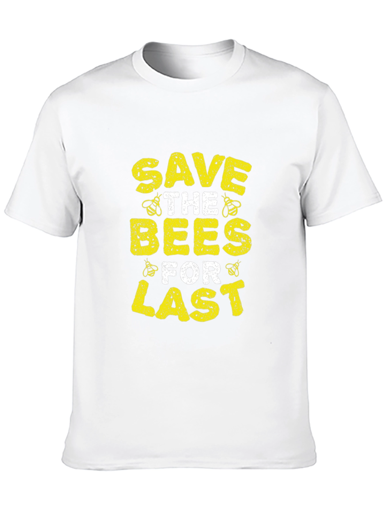 Save the Bees Graphic T-Shirt - Black Cotton Tee