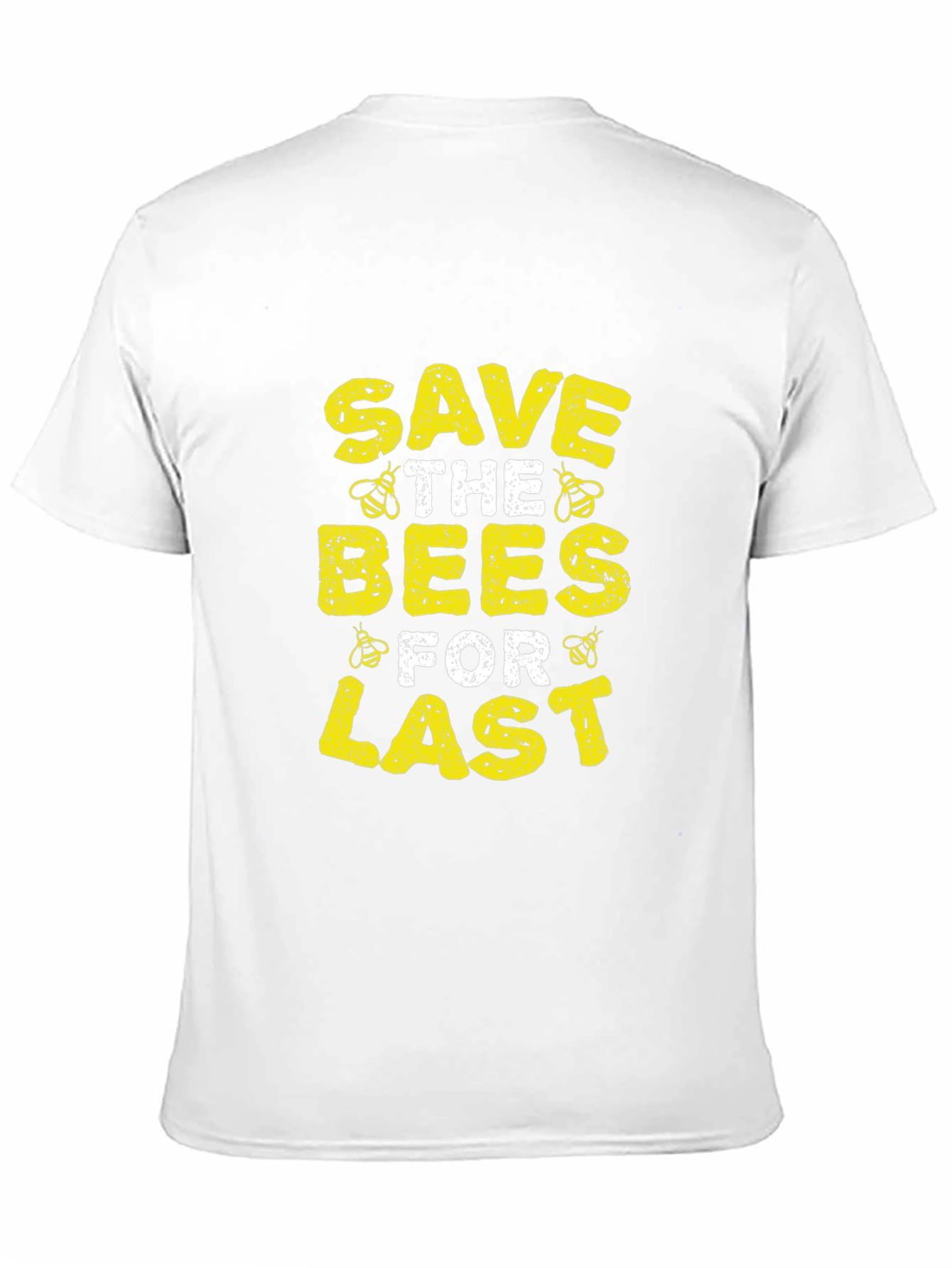 Save the Bees Graphic T-Shirt - Black Cotton Tee