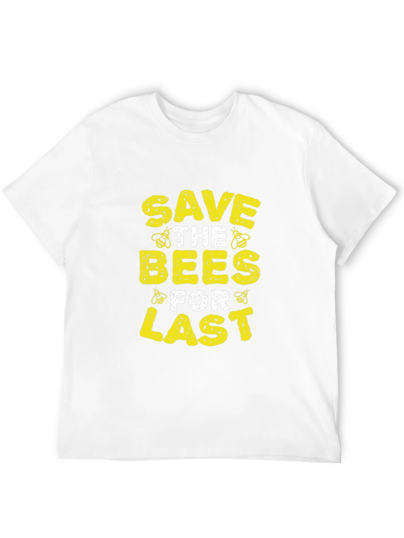 Save the Bees Graphic T-Shirt - Black Cotton Tee