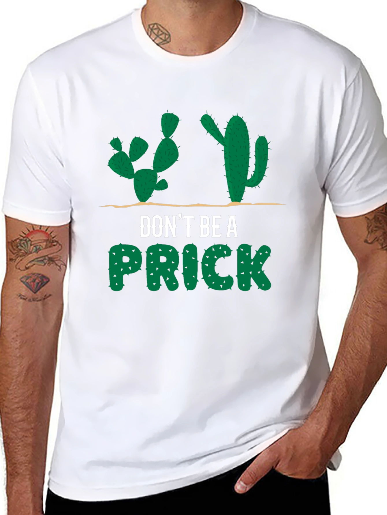 Dont Be a Prick Cactus Graphic T-Shirt