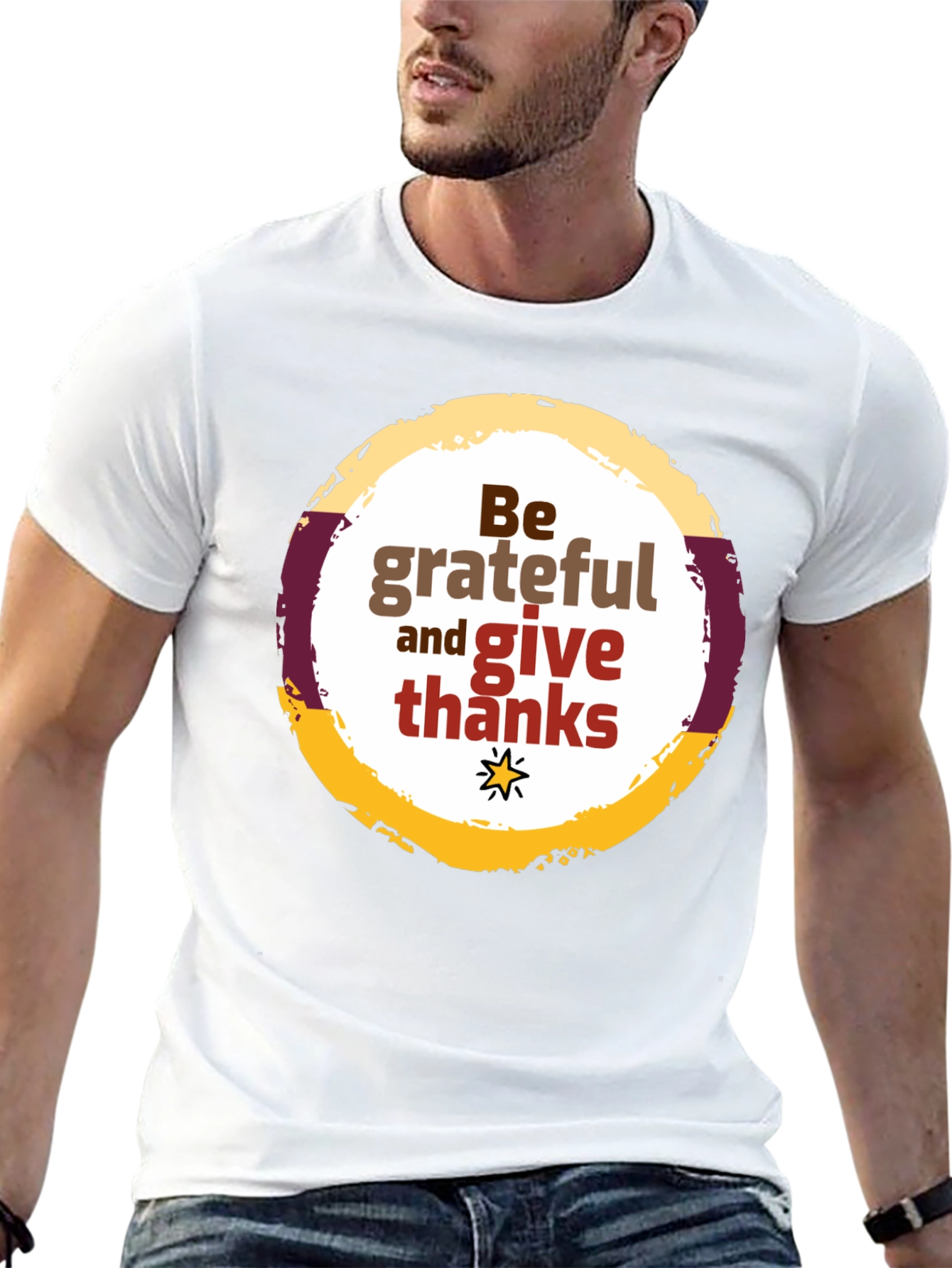 Be Grateful Graphic Tee - Thanksgiving T-Shirt