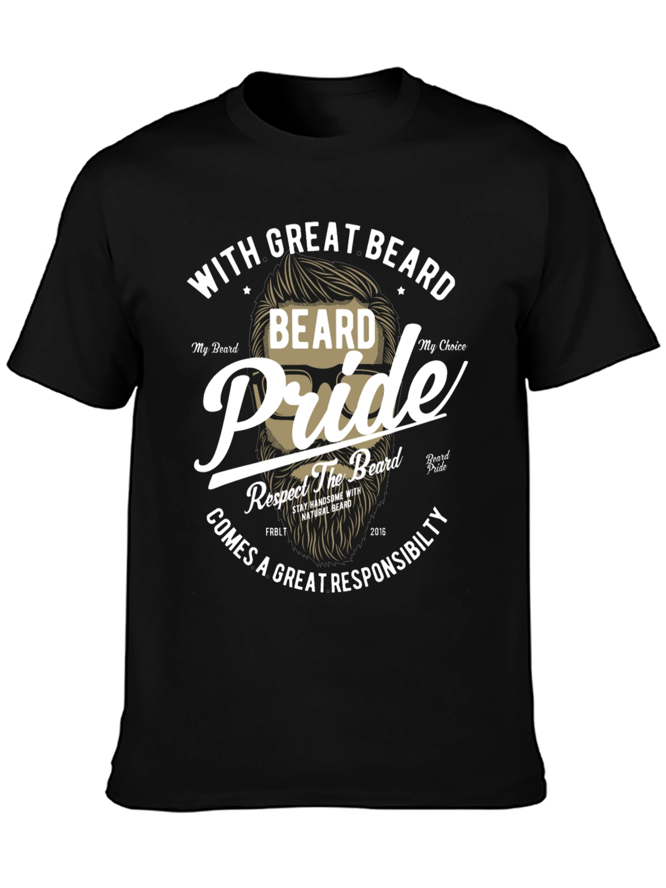 Beard Pride Graphic T-Shirt
