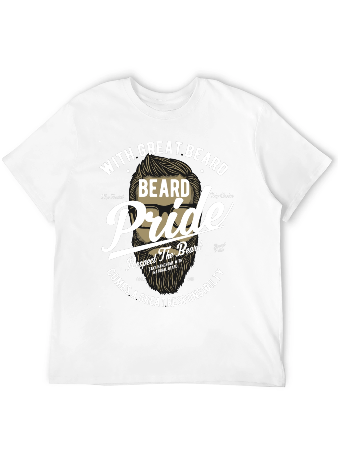 Beard Pride Graphic T-Shirt