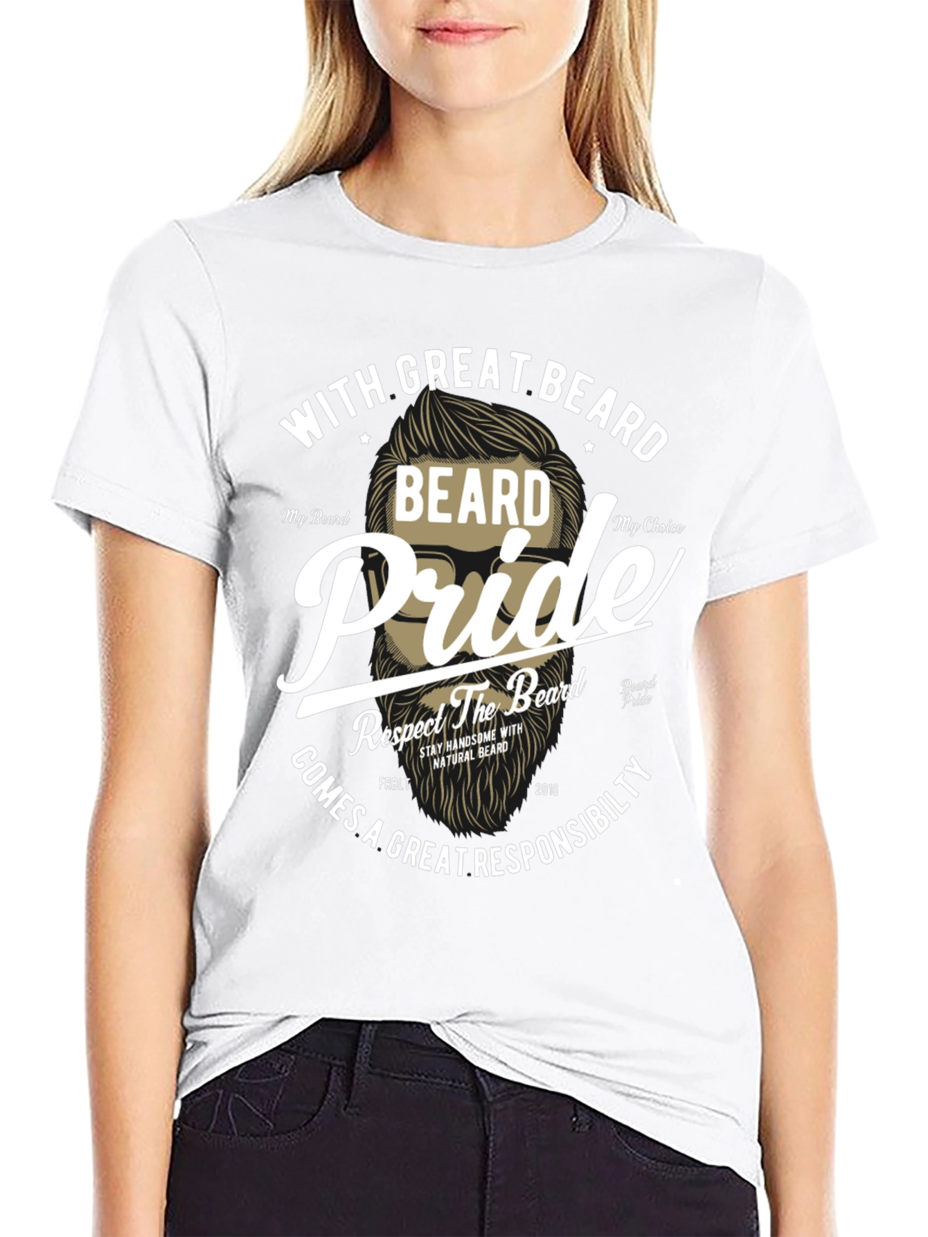 Beard Pride Graphic T-Shirt