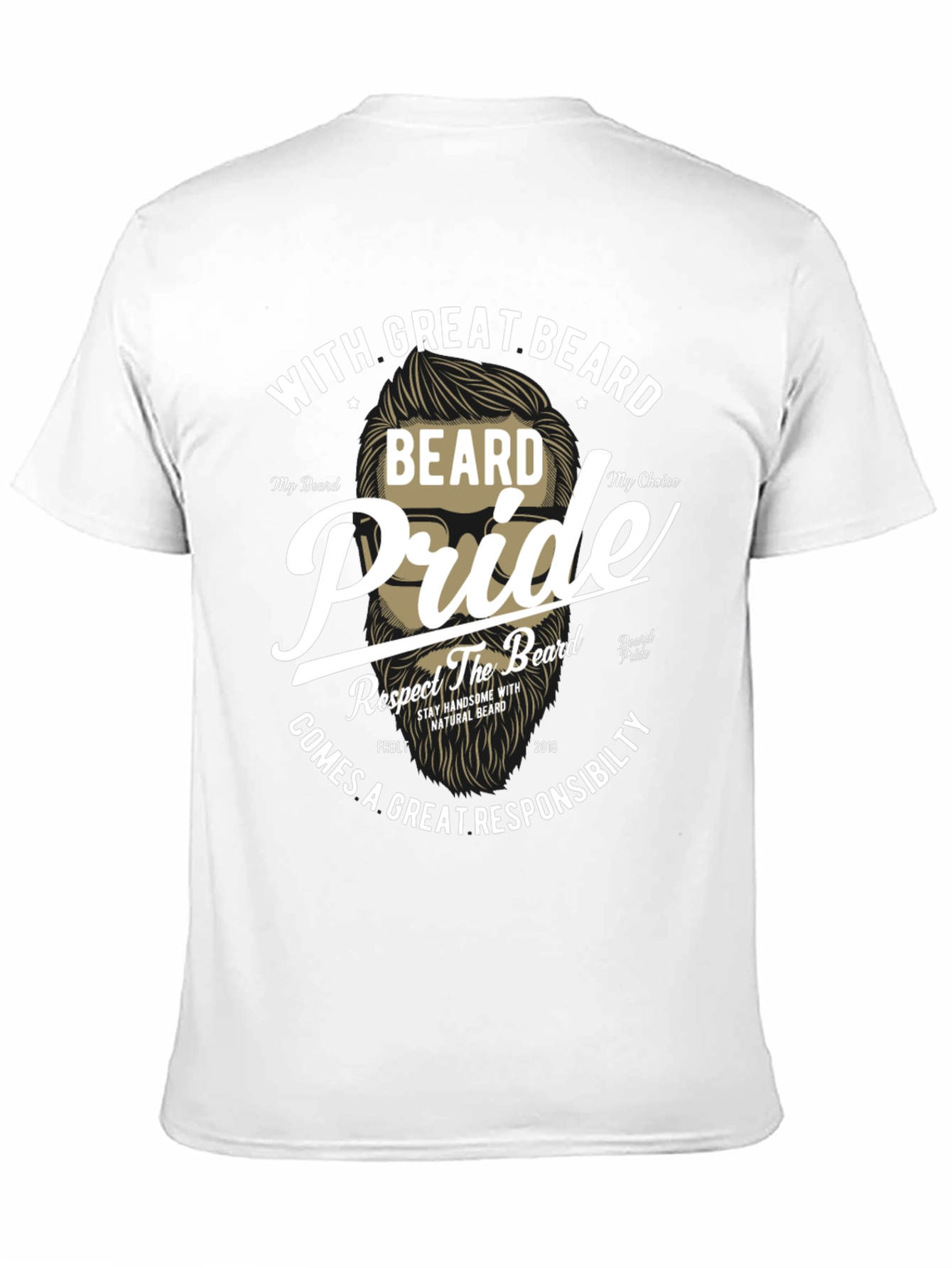 Beard Pride Graphic T-Shirt