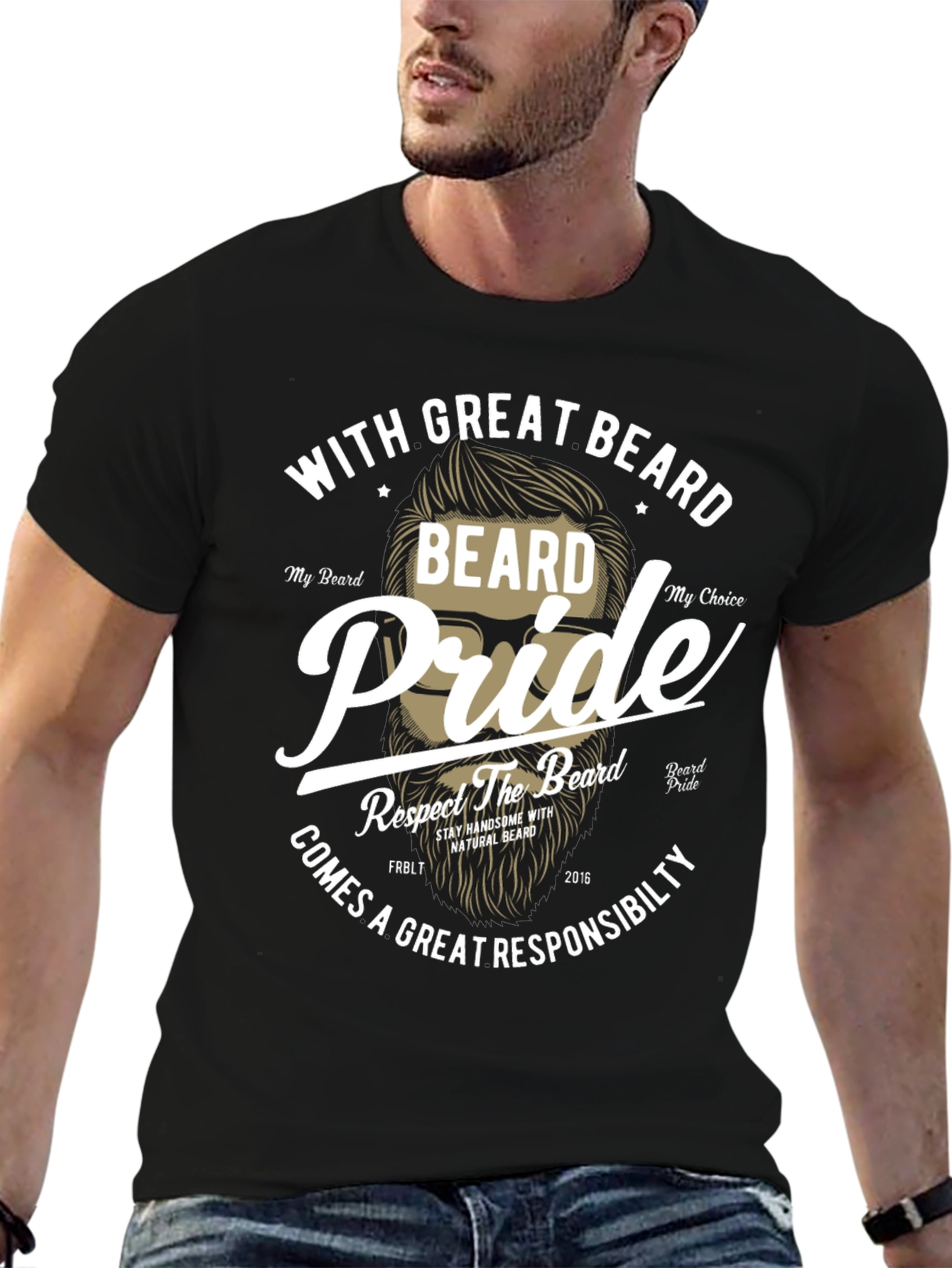 Beard Pride Graphic T-Shirt