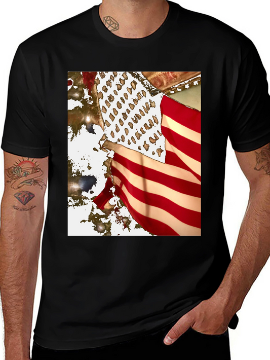 American Flag Graphic Tee
