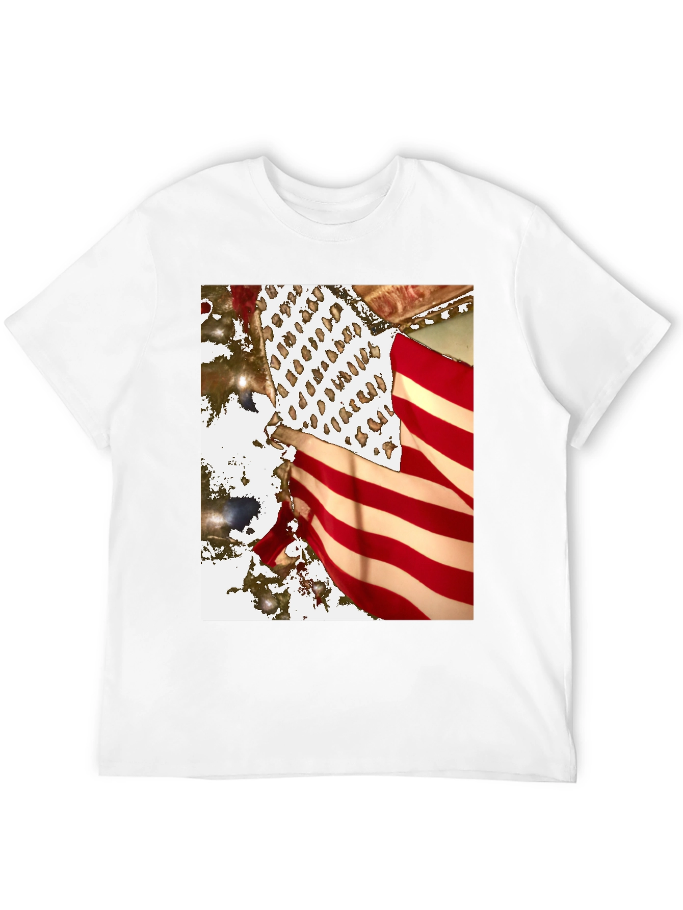 American Flag Graphic Tee