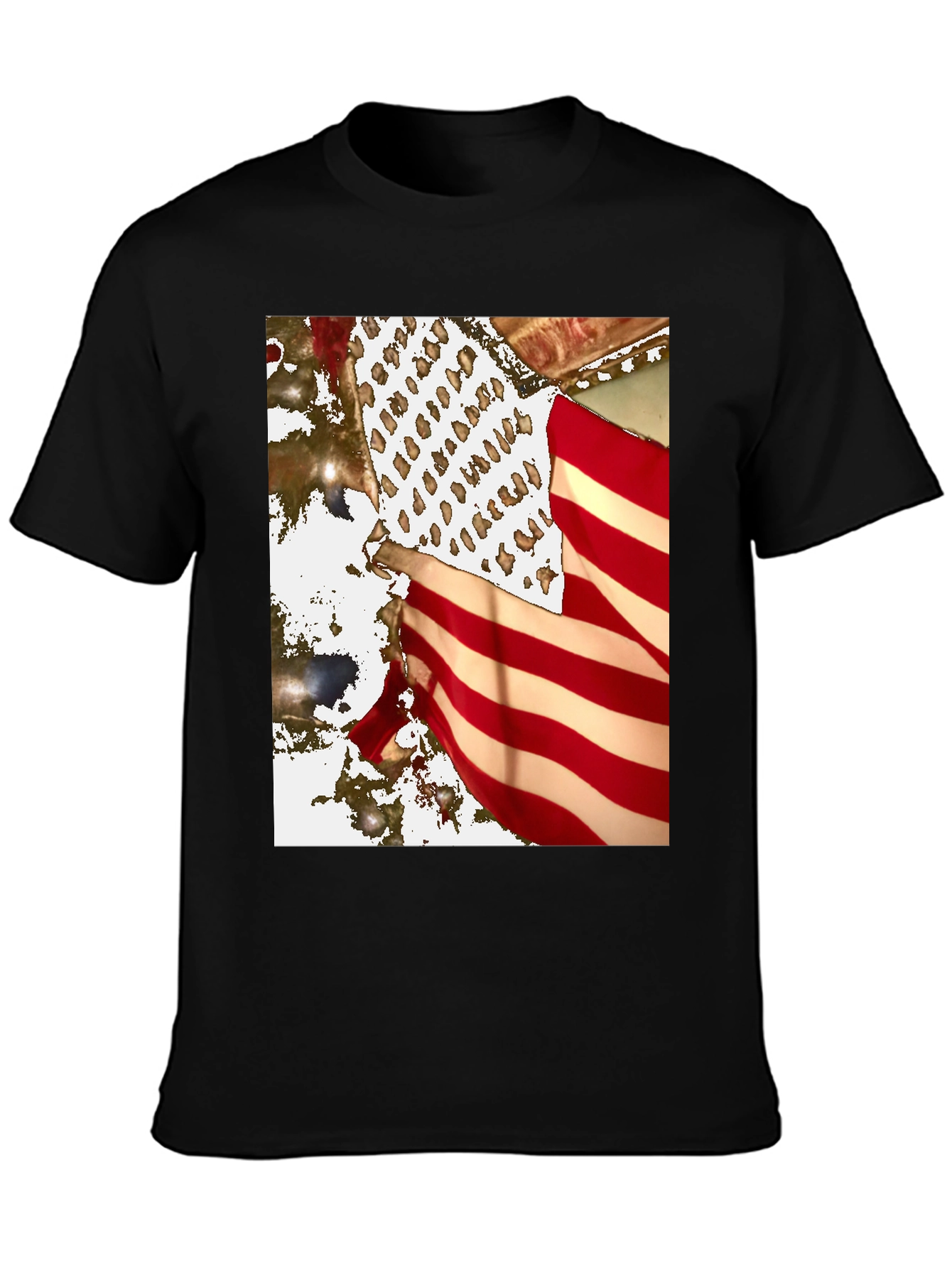 American Flag Graphic Tee