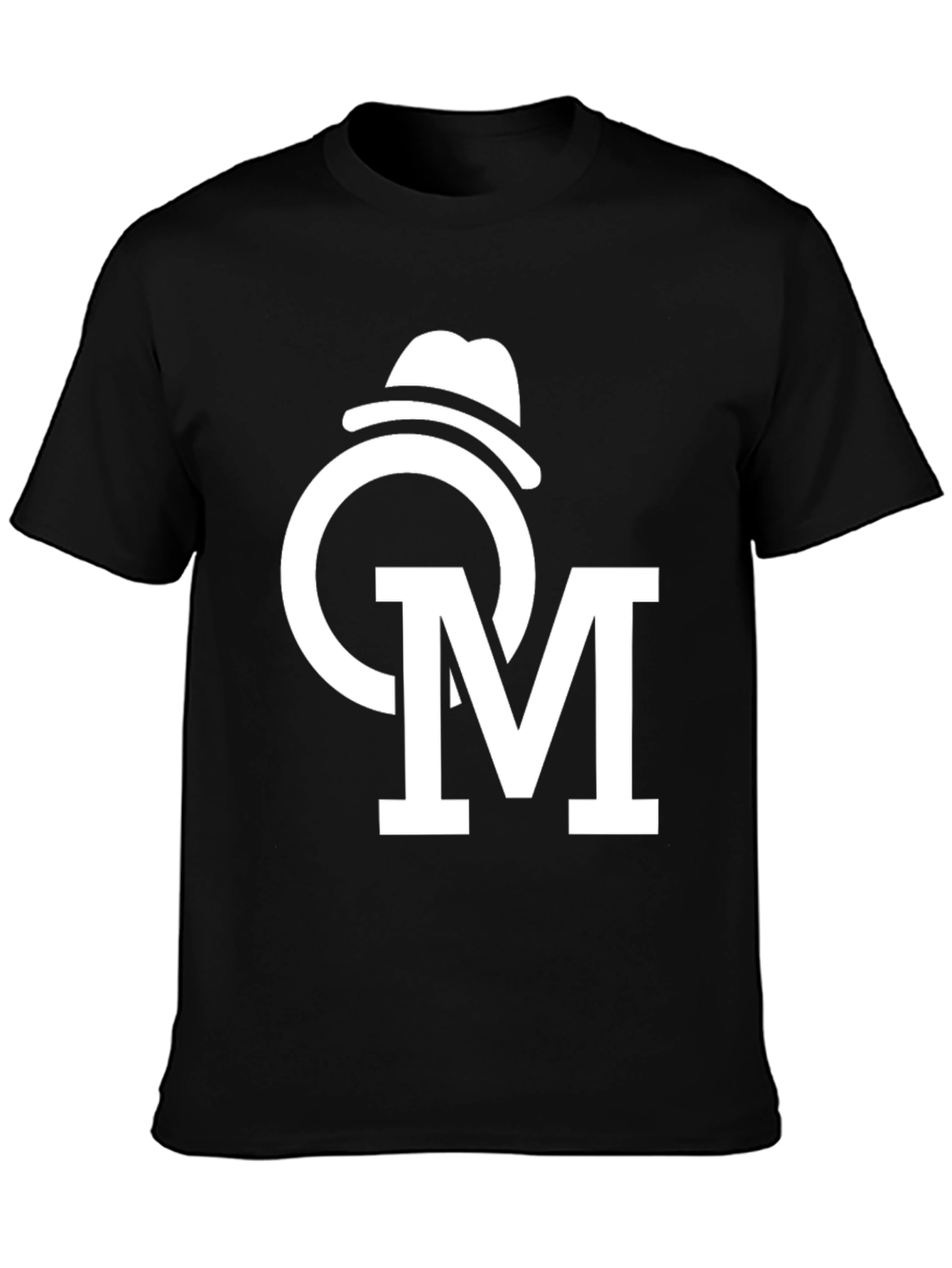 Stylish Black T-Shirt with Unique Logo