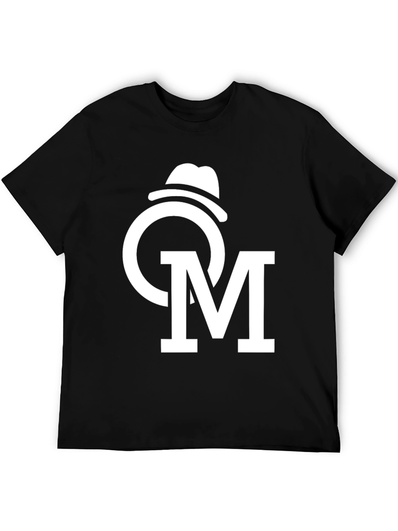 Stylish Black T-Shirt with Unique Logo