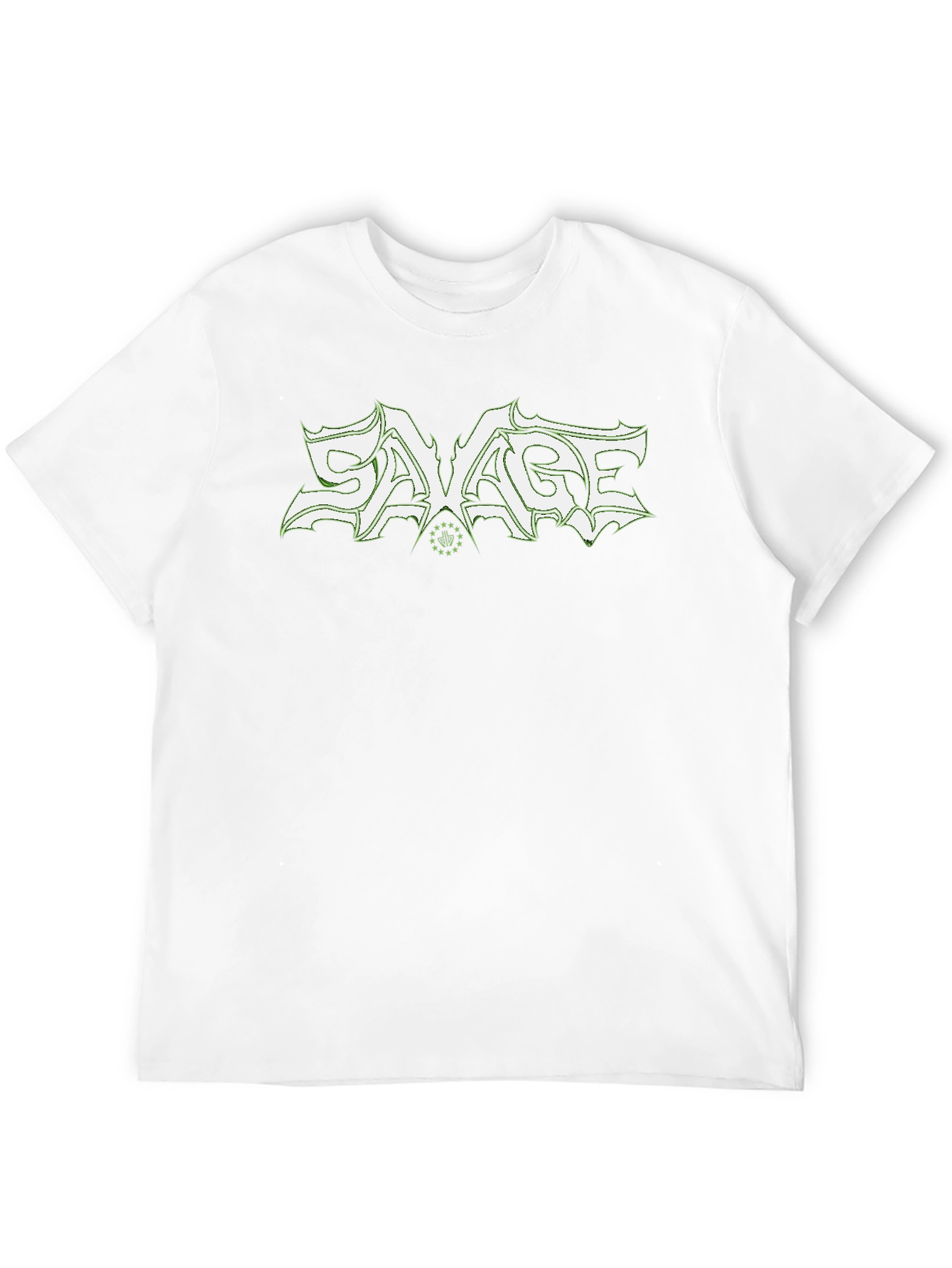 Savage Graphic Print Black T-Shirt