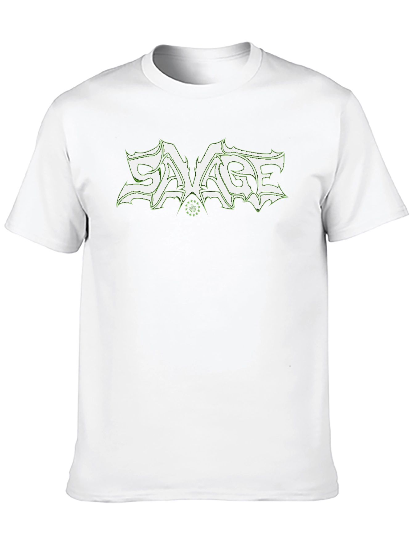 Savage Graphic Print Black T-Shirt
