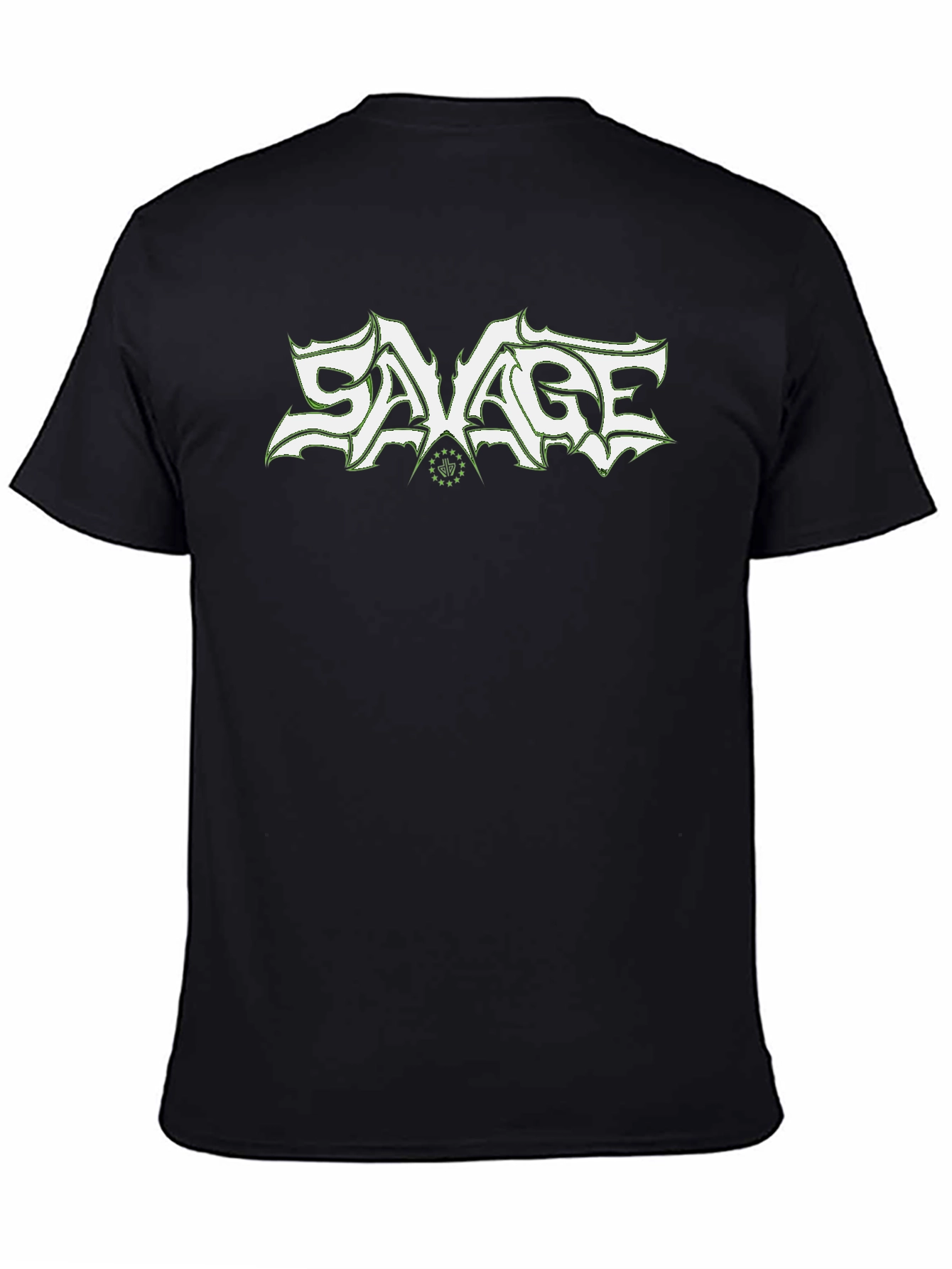 Savage Graphic Print Black T-Shirt