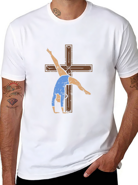 Gymnastics Cross Graphic Tee