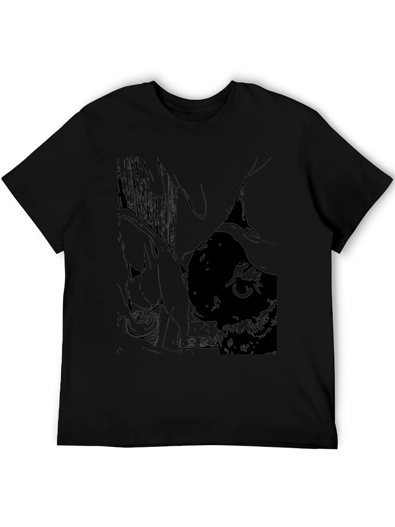 Gothic Cat T-Shirt - Unisex Black Tee