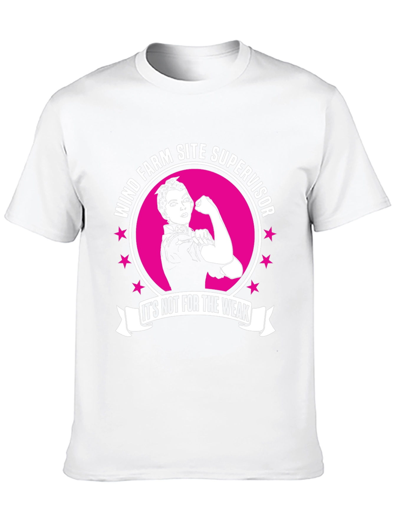 Wind Farm Site Supervisor Strong Woman T-Shirt