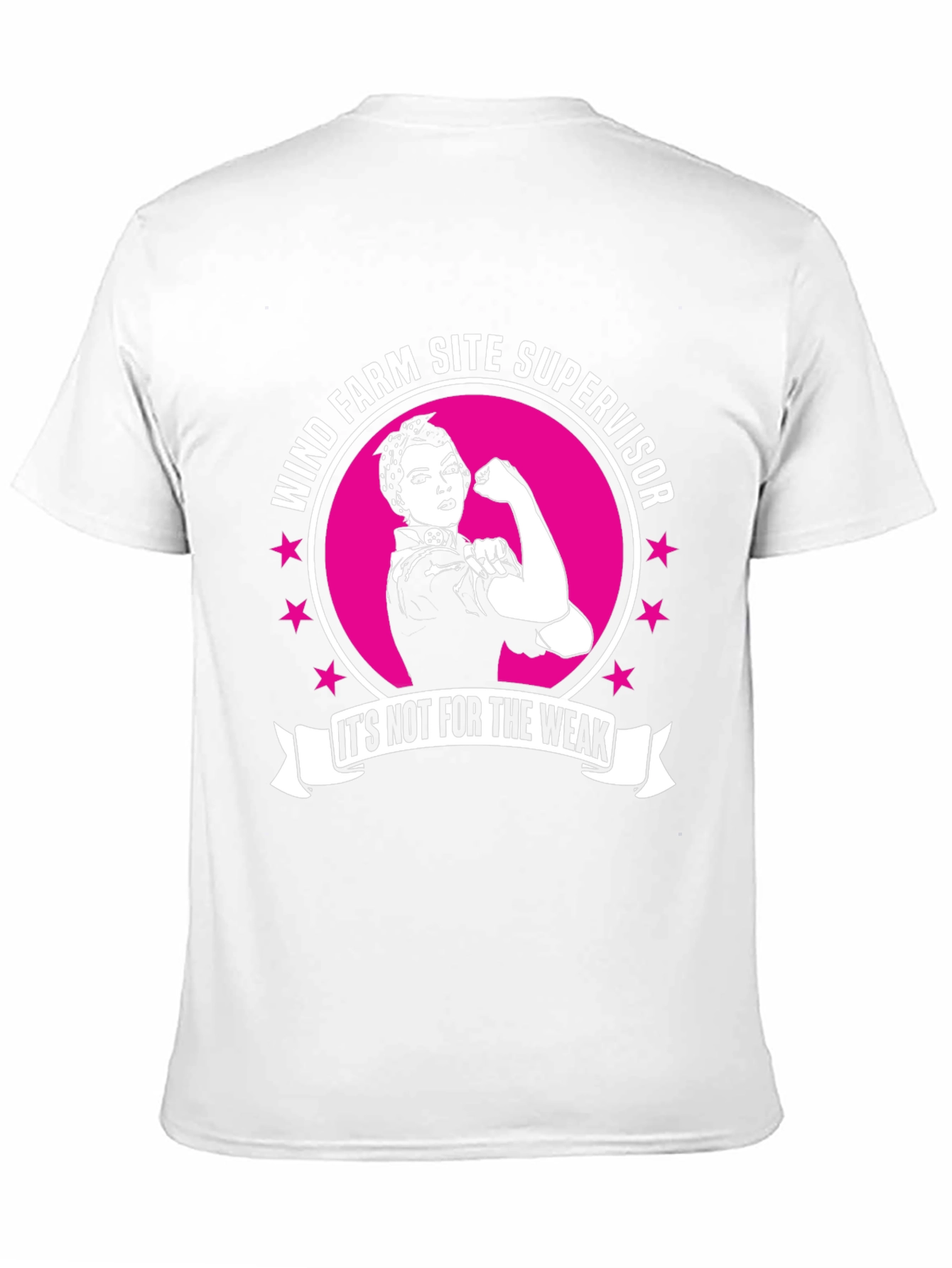 Wind Farm Site Supervisor Strong Woman T-Shirt