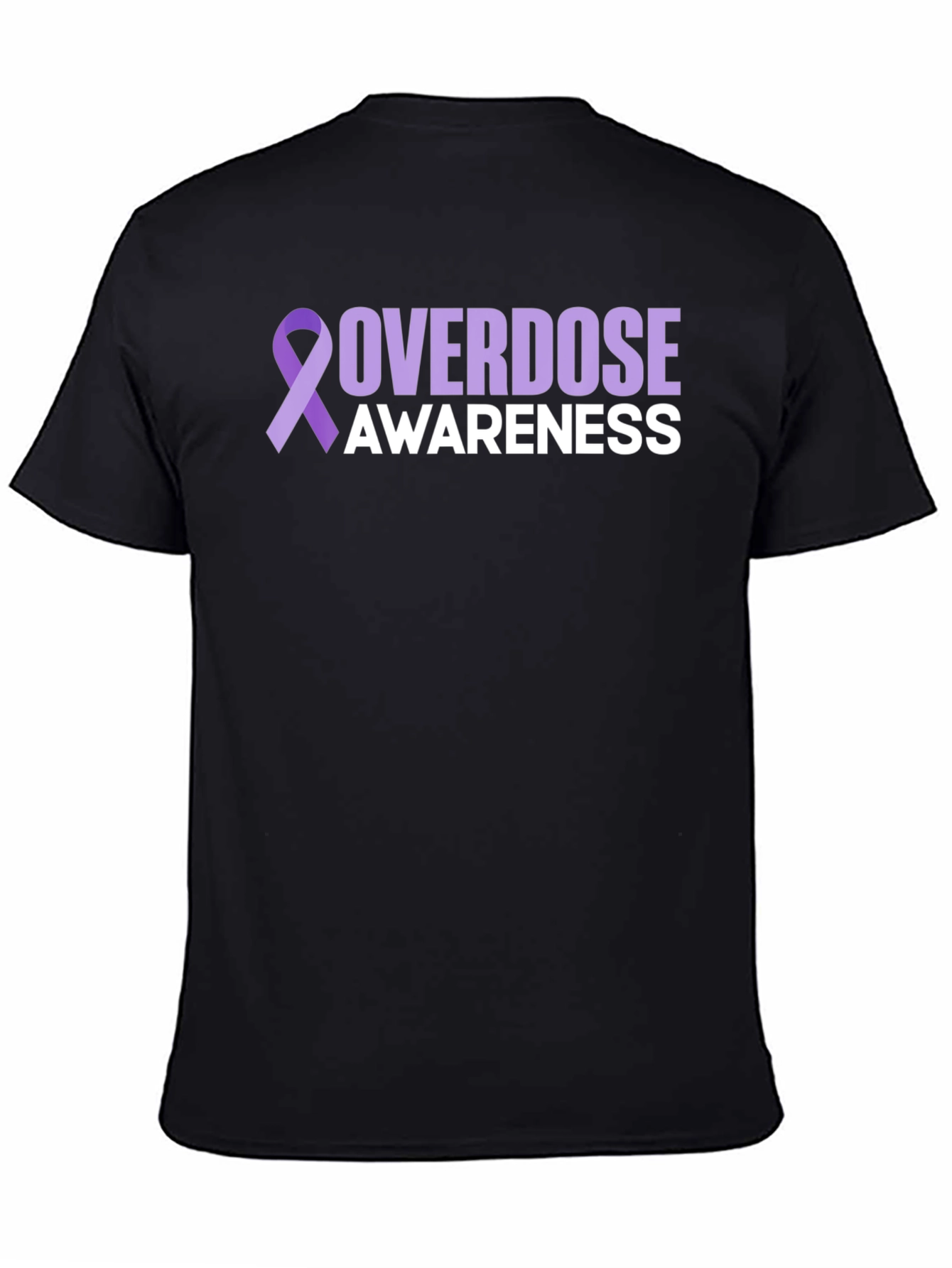 Overdose Awareness Ribbon Graphic T-Shirt