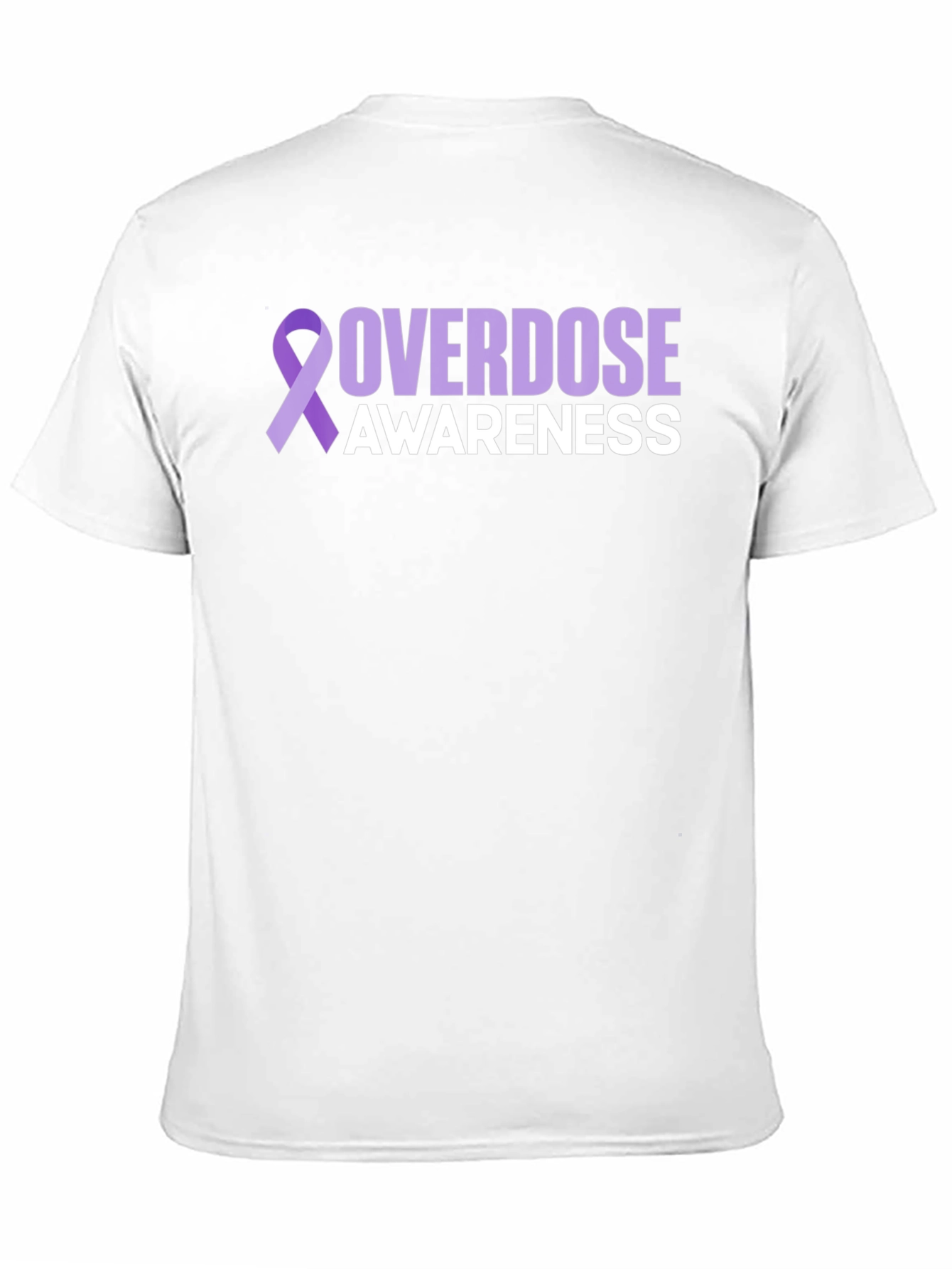 Overdose Awareness Ribbon Graphic T-Shirt