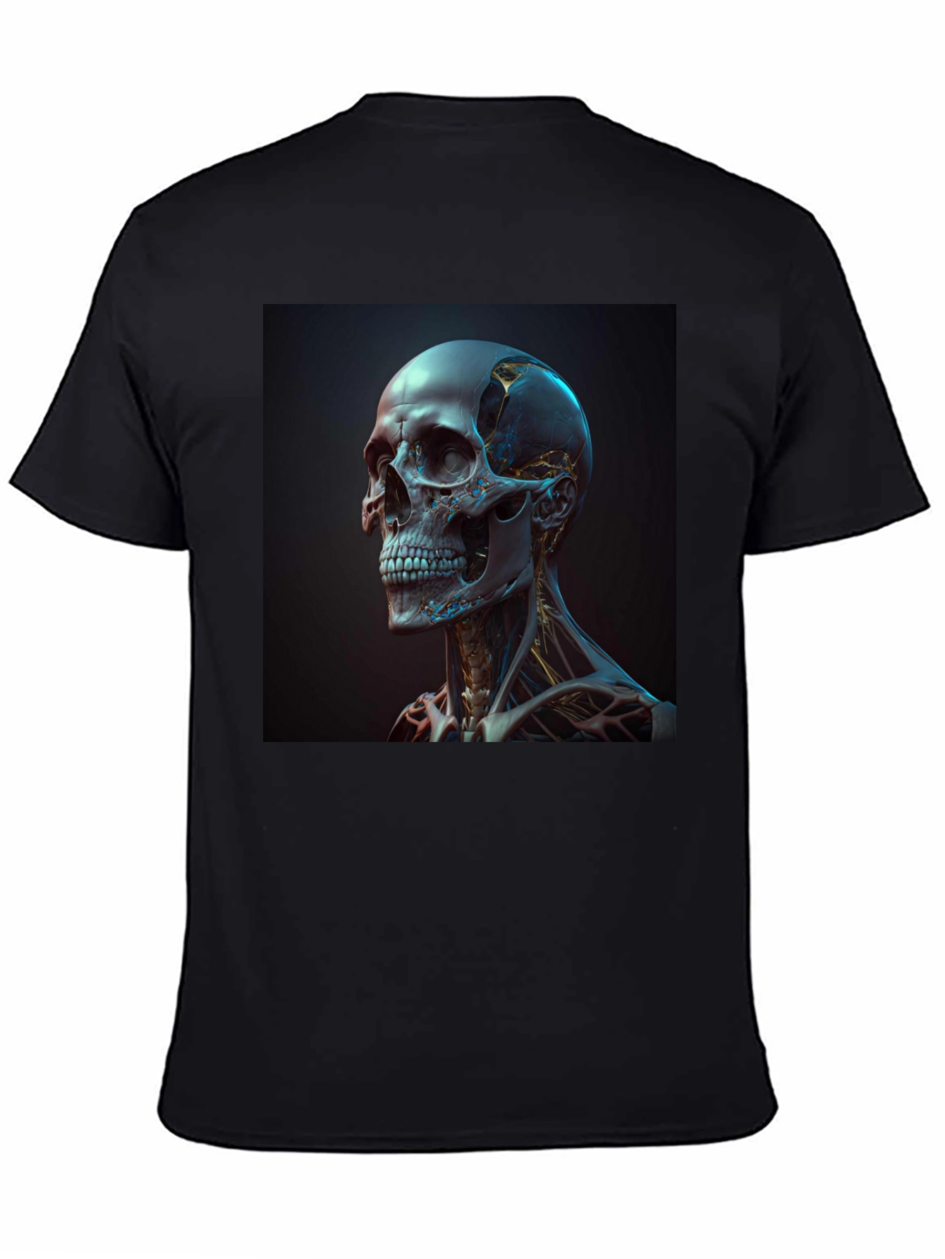 Cyberpunk Skull T-Shirt - Unique Graphic Tee