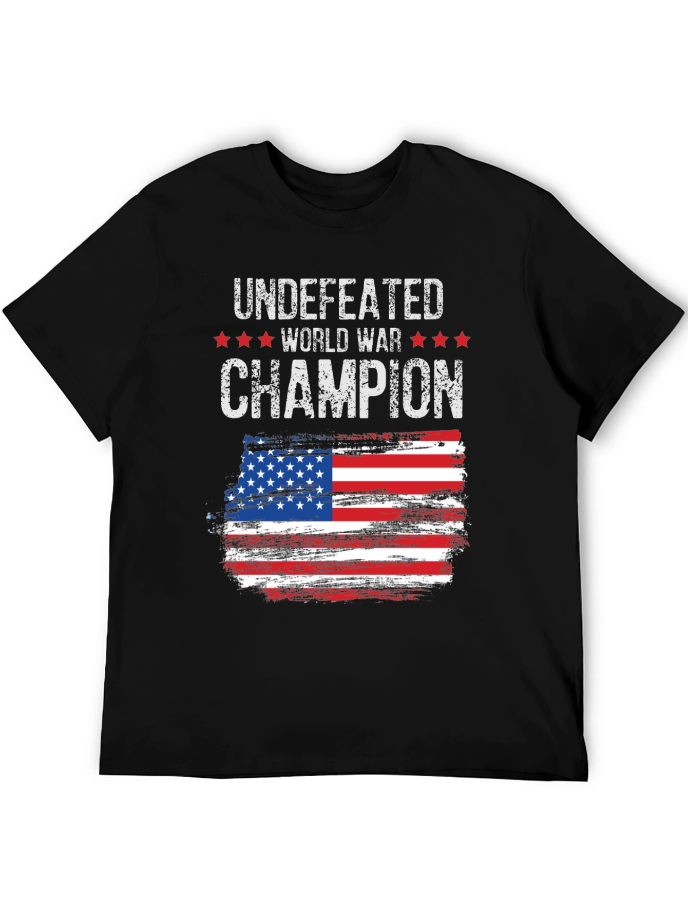 Undefeated World War Champion American Flag T-Shirt