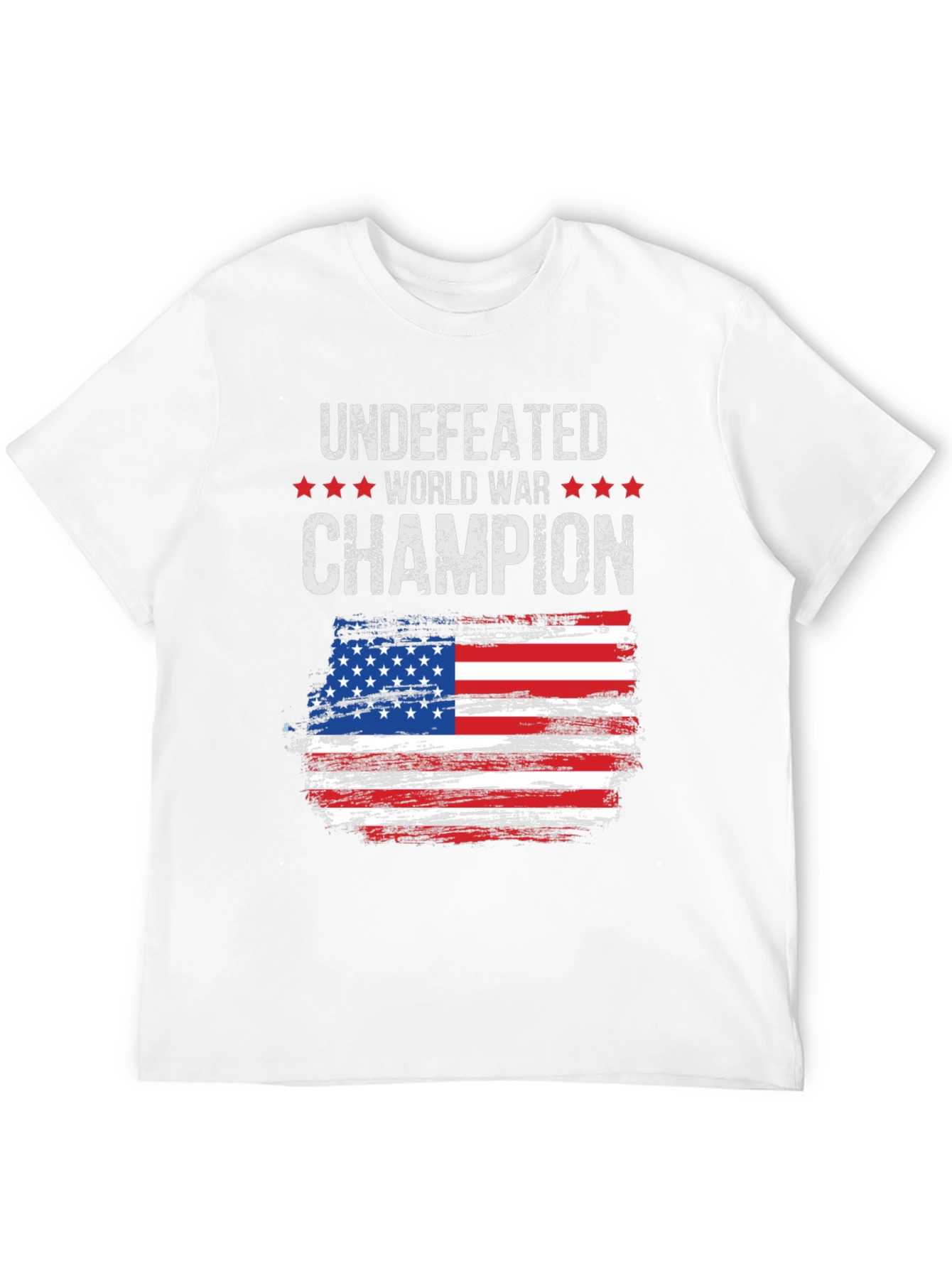Undefeated World War Champion American Flag T-Shirt