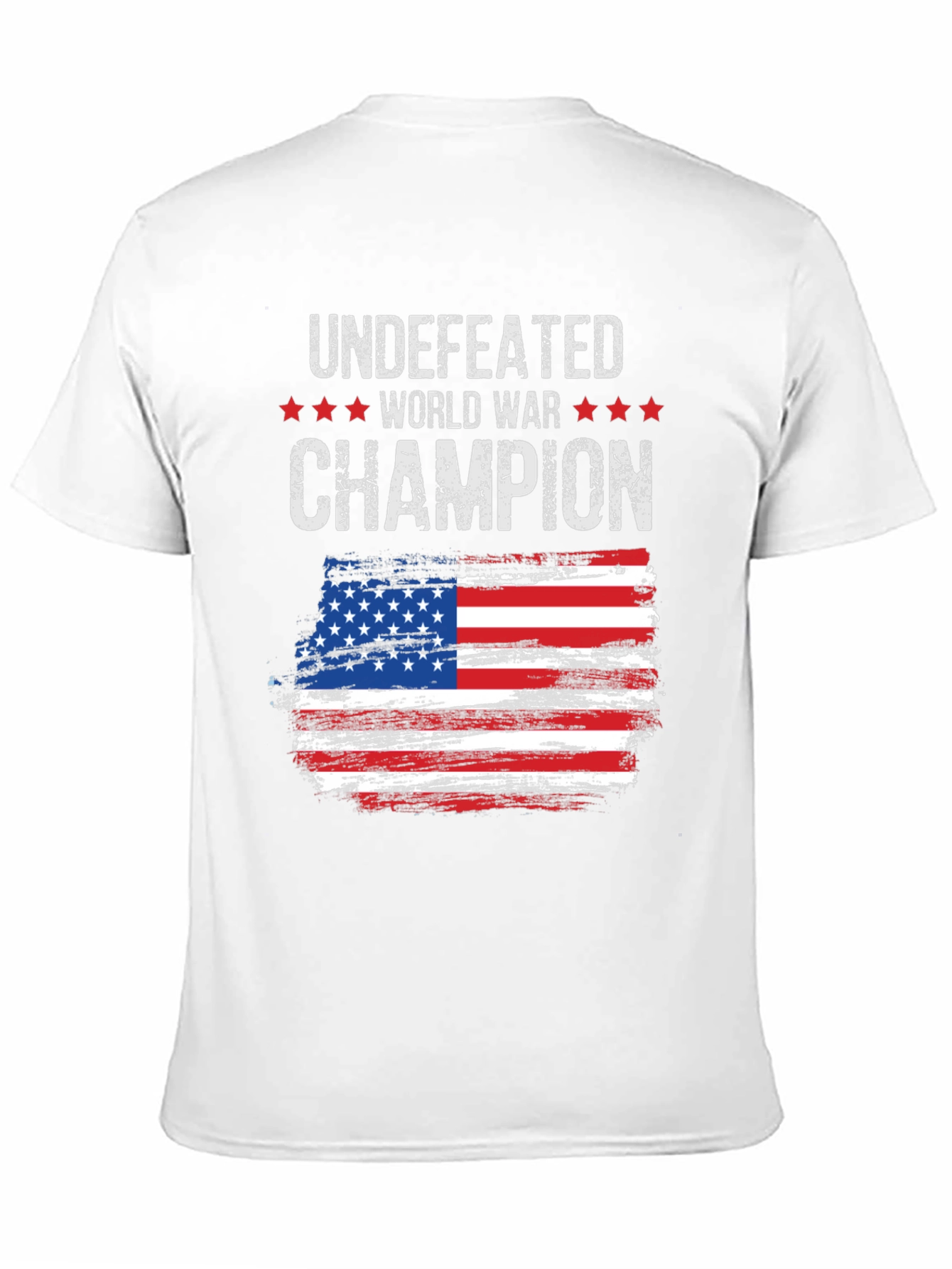 Undefeated World War Champion American Flag T-Shirt