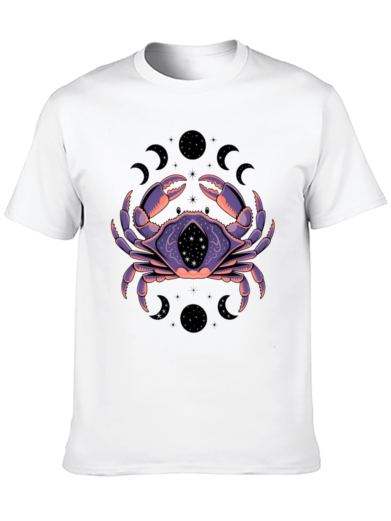 Mystic Crab Graphic T-Shirt - Zodiac Tee