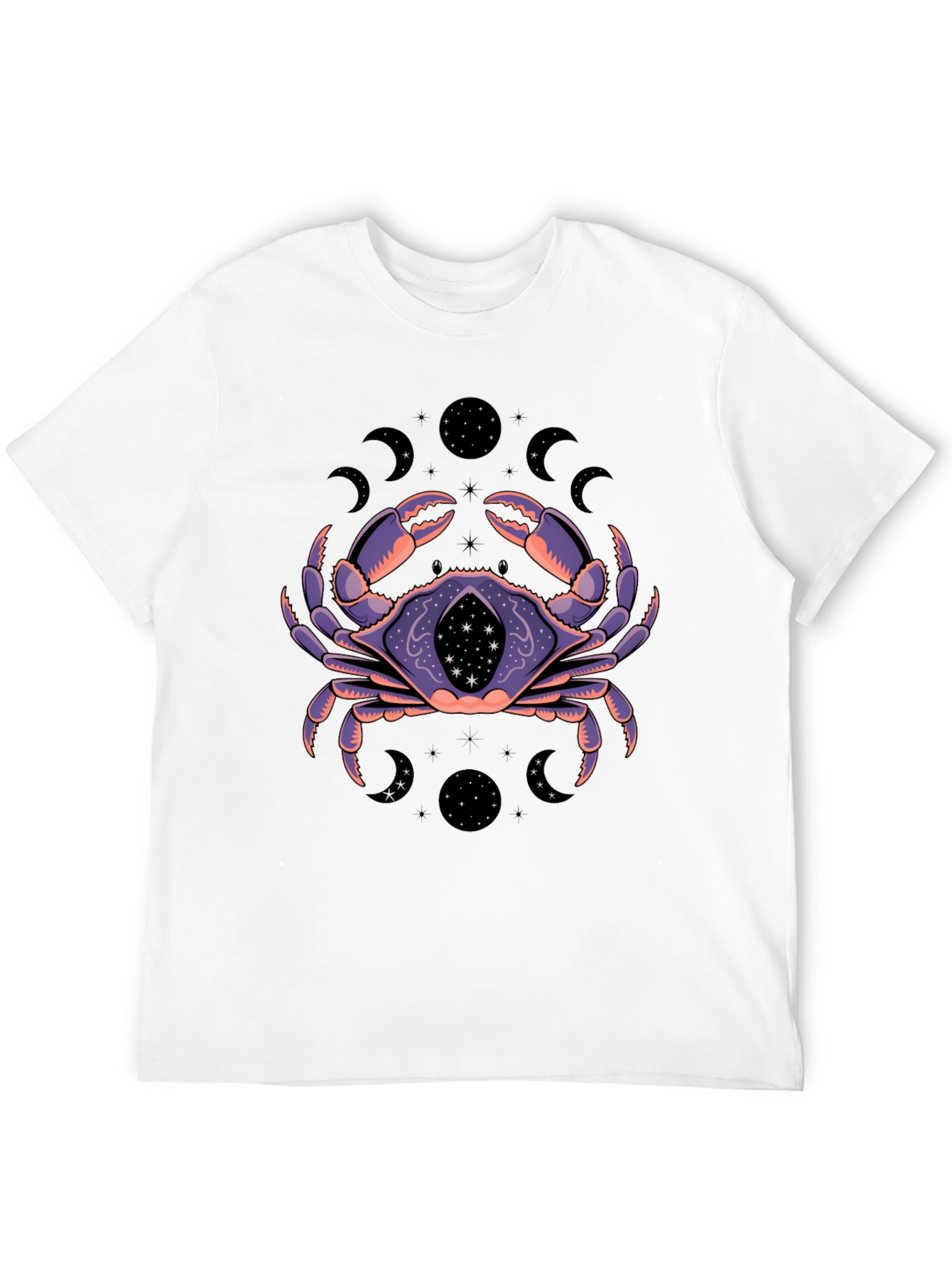 Mystic Crab Graphic T-Shirt - Zodiac Tee