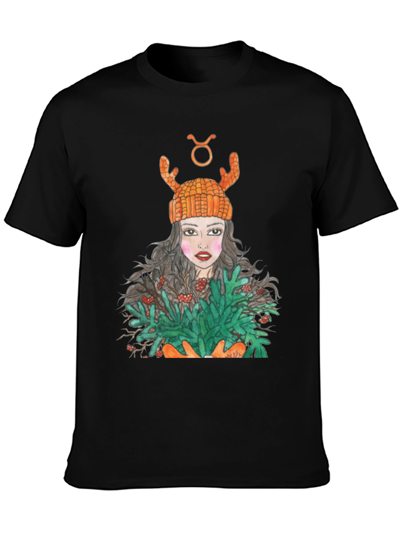 Taurus Zodiac Girl Graphic Tee