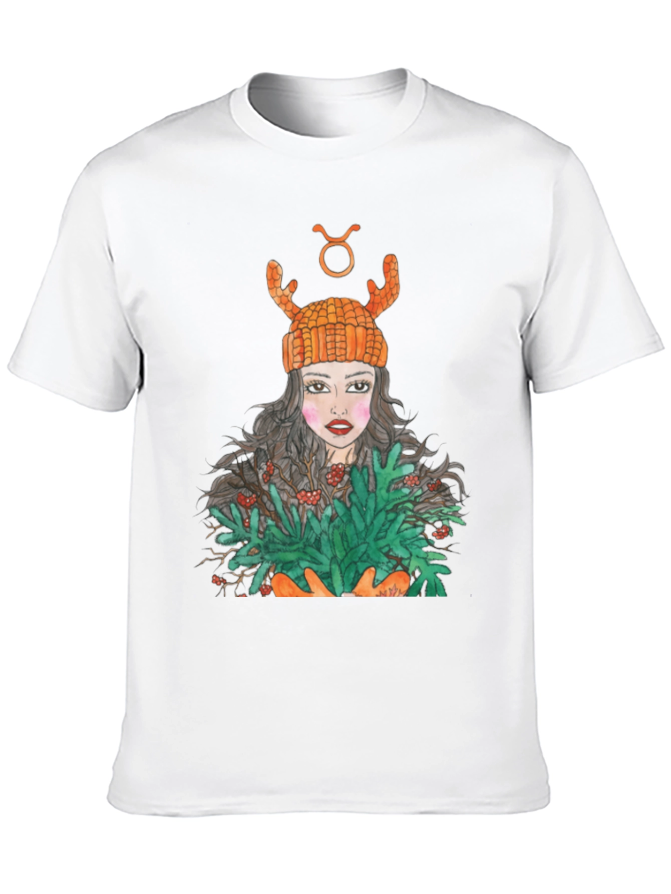 Taurus Zodiac Girl Graphic Tee