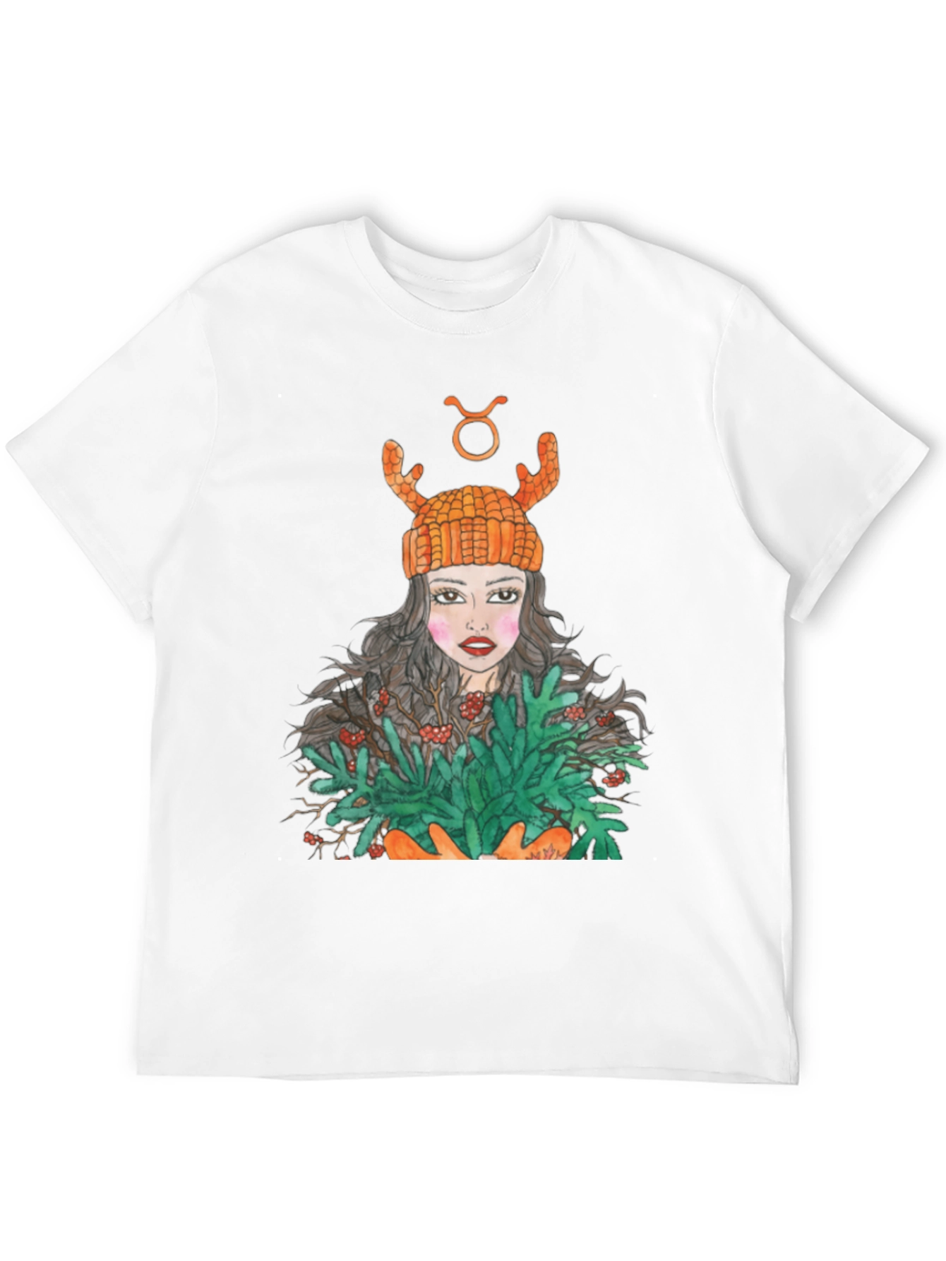 Taurus Zodiac Girl Graphic Tee